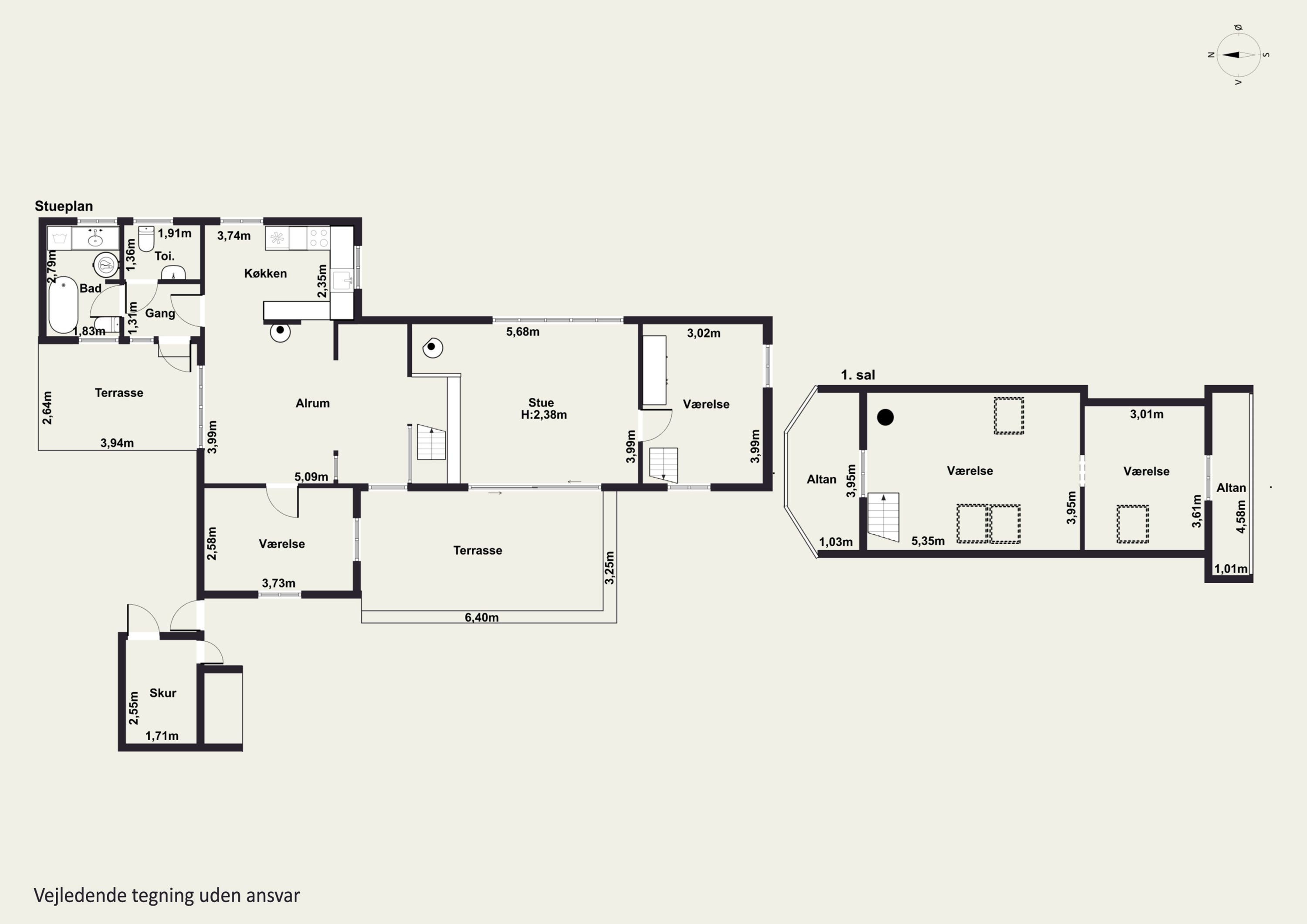 Plantegninger billede af Elmevej 3, 3250 Gilleleje