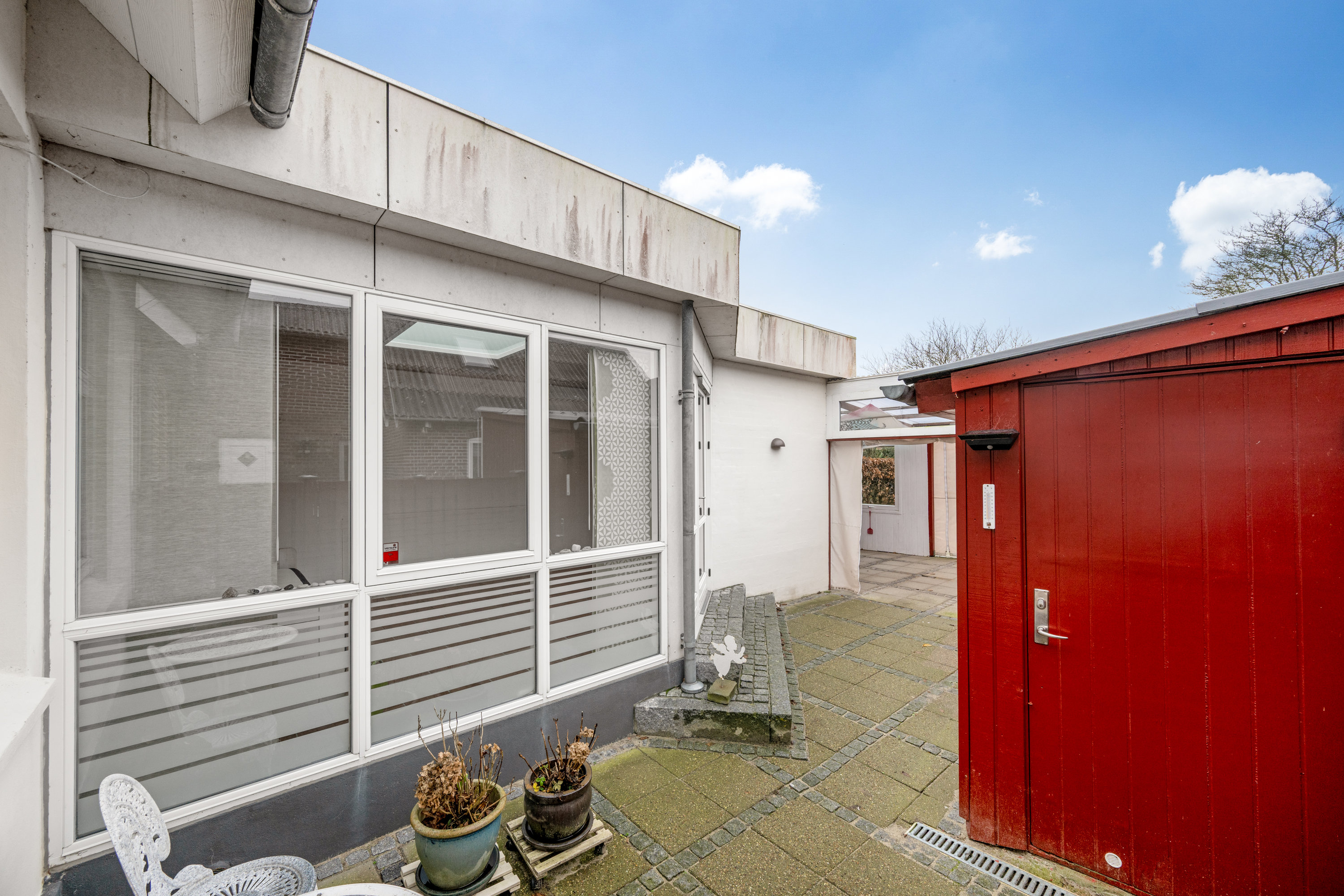 Fremhævet gårdhave billede i fuldskærmstilstand. Billede af Nygade 43B, 6900 Skjern