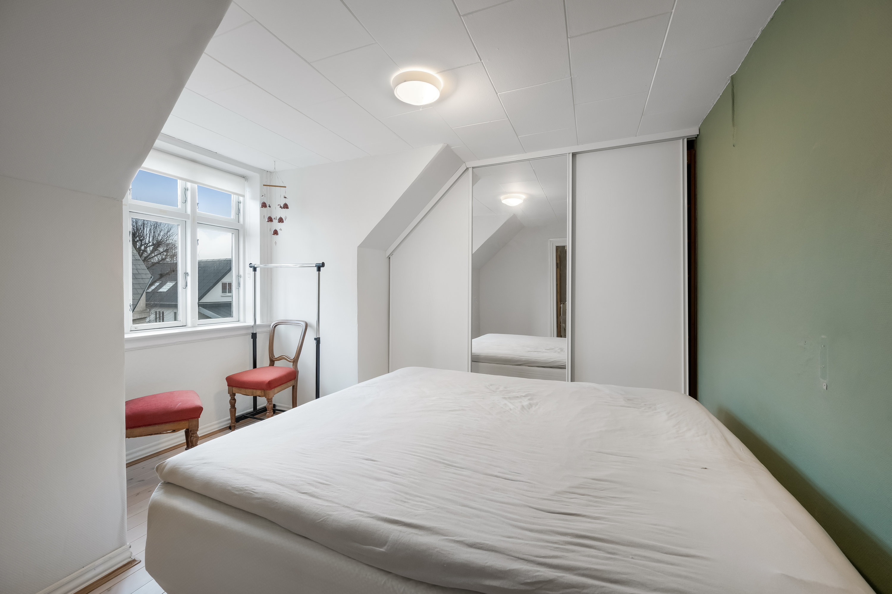 Fremhævet soveværelse billede i fuldskærmstilstand. Billede af Nygade 43B, 6900 Skjern