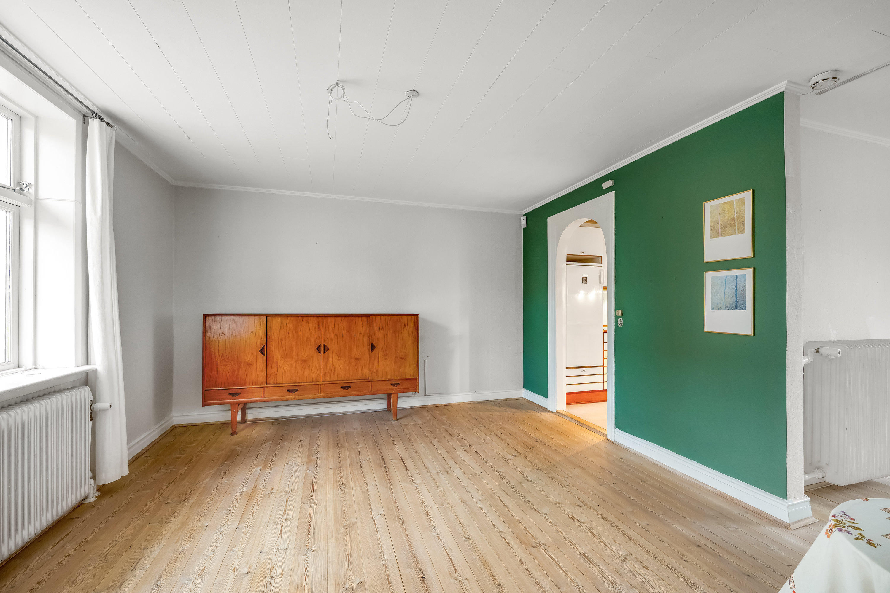 Fremhævet stue billede i fuldskærmstilstand. Billede af Nygade 43B, 6900 Skjern