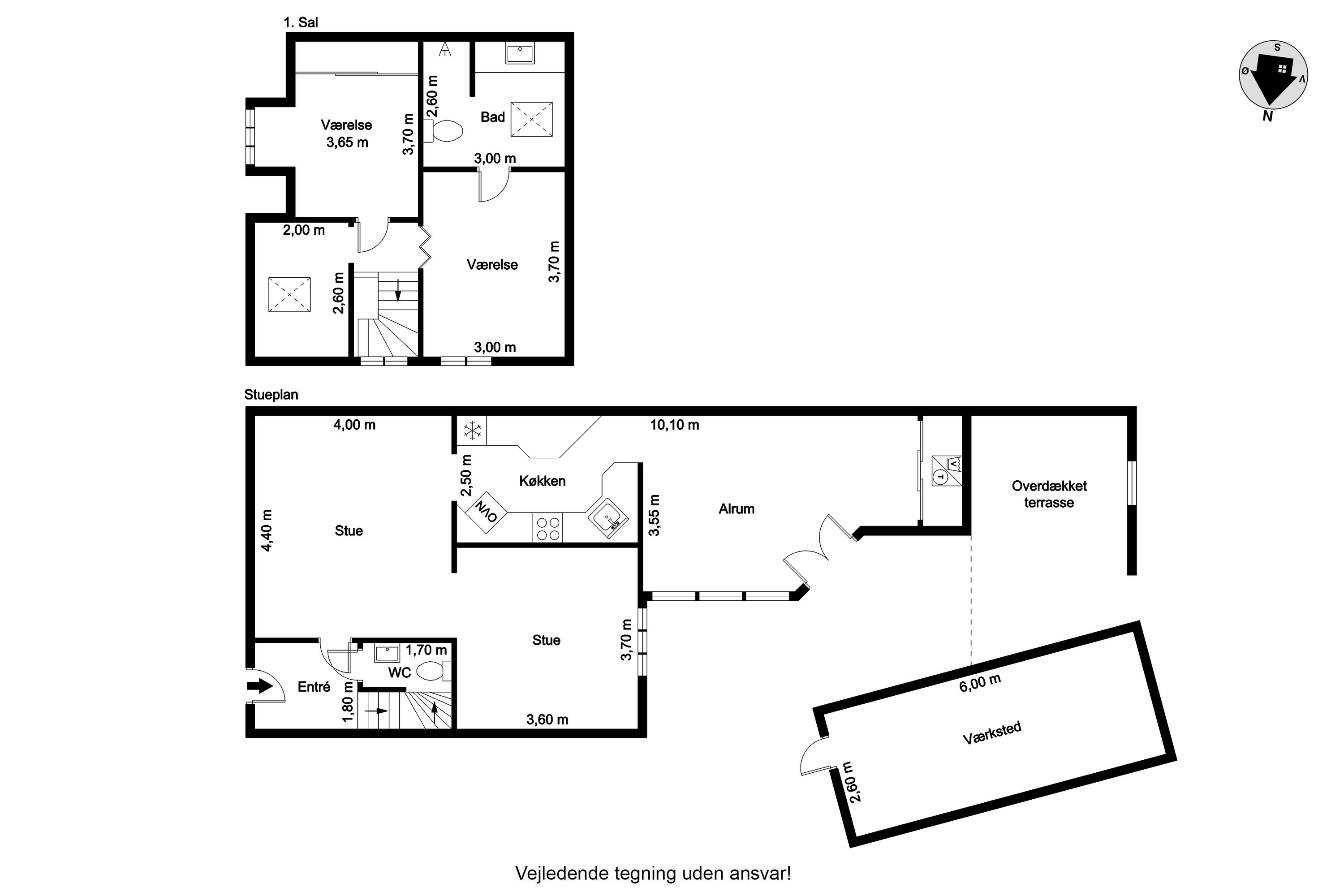 Plantegninger billede af Nygade 43B, 6900 Skjern