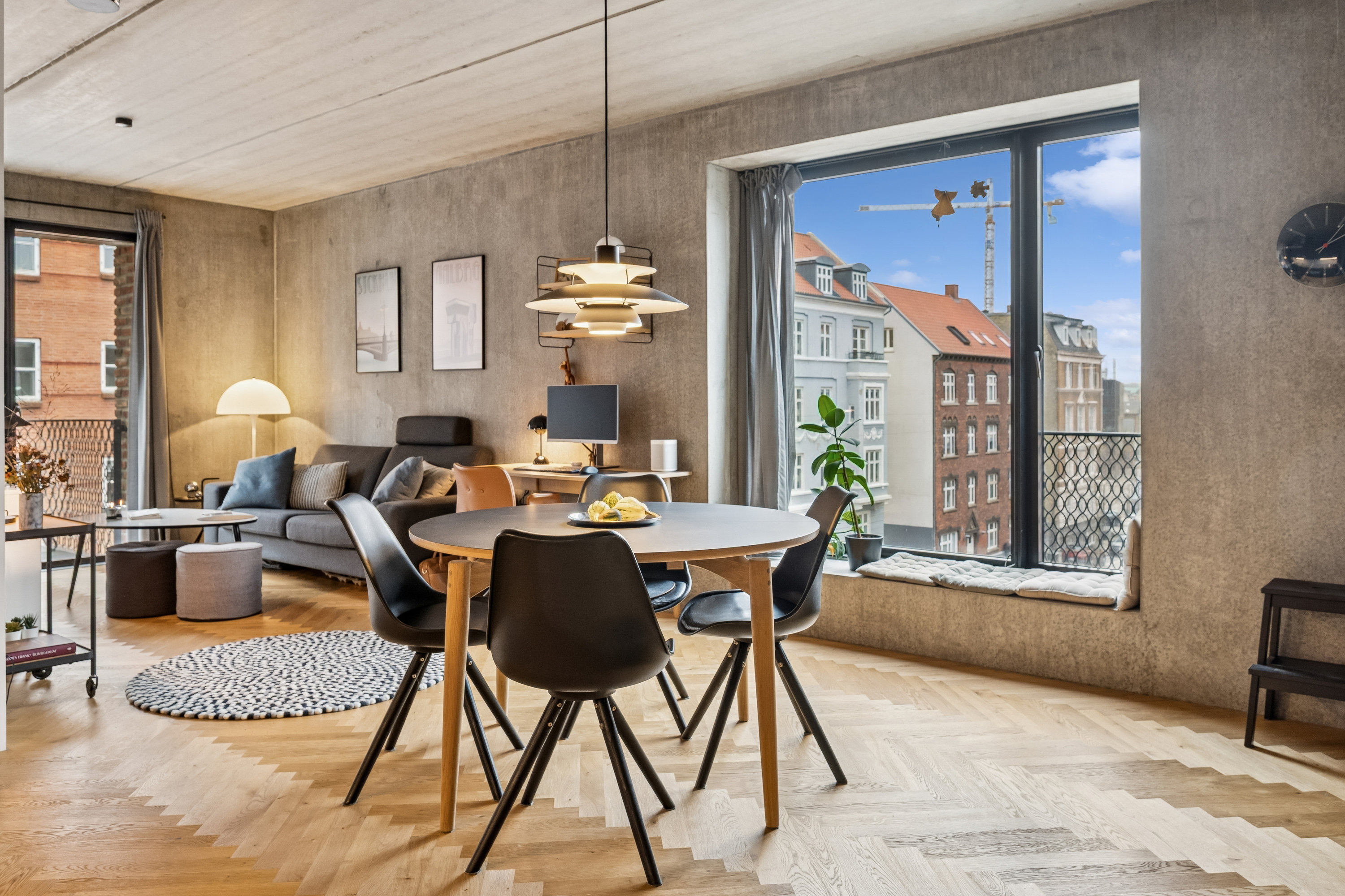 Miniaturebillede 2: stue. Billede af Marselisborg Allé 9B, 2. 1., 8000 Aarhus C