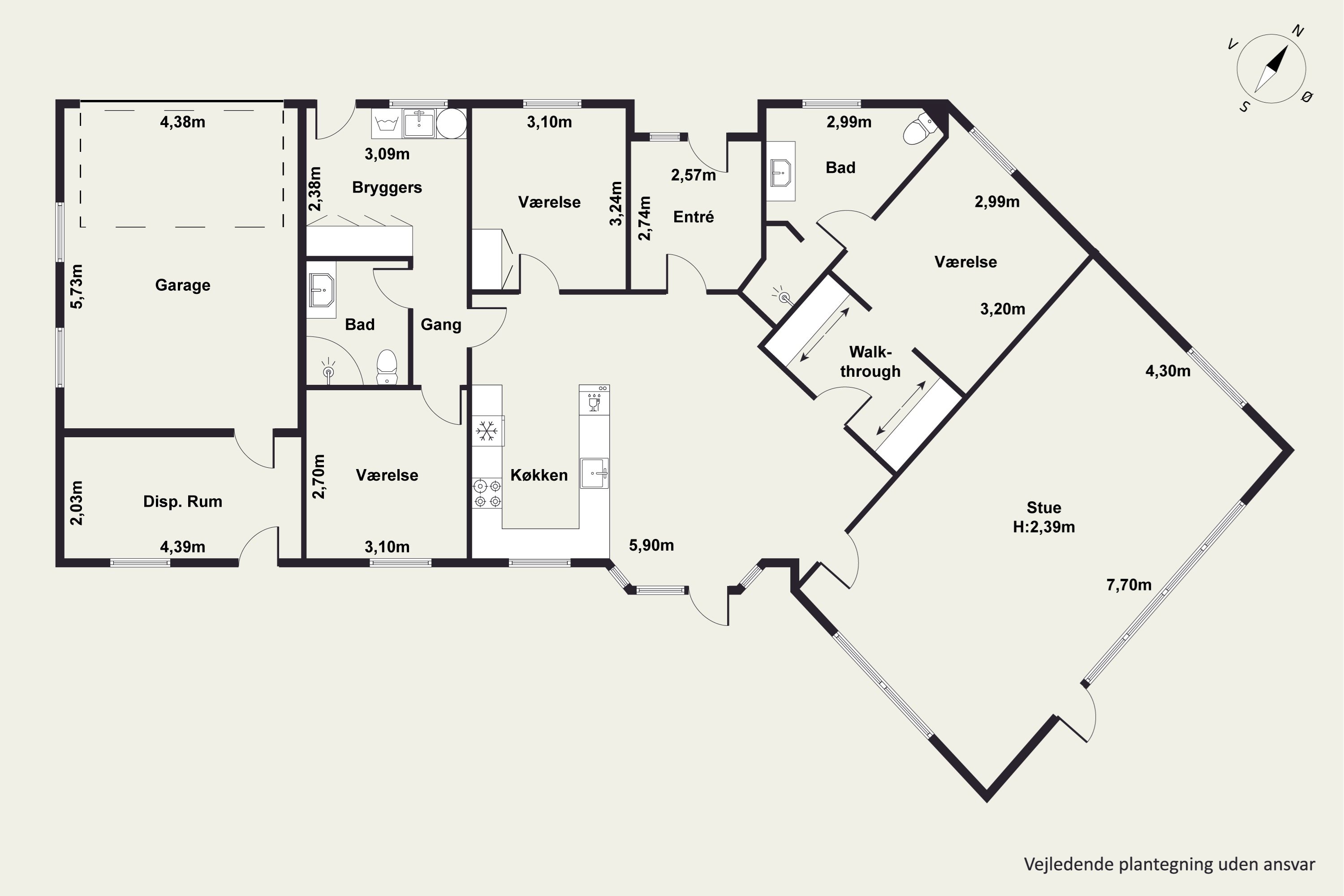 Plantegninger billede af Tingholm 32, Guderup, 6430 Nordborg