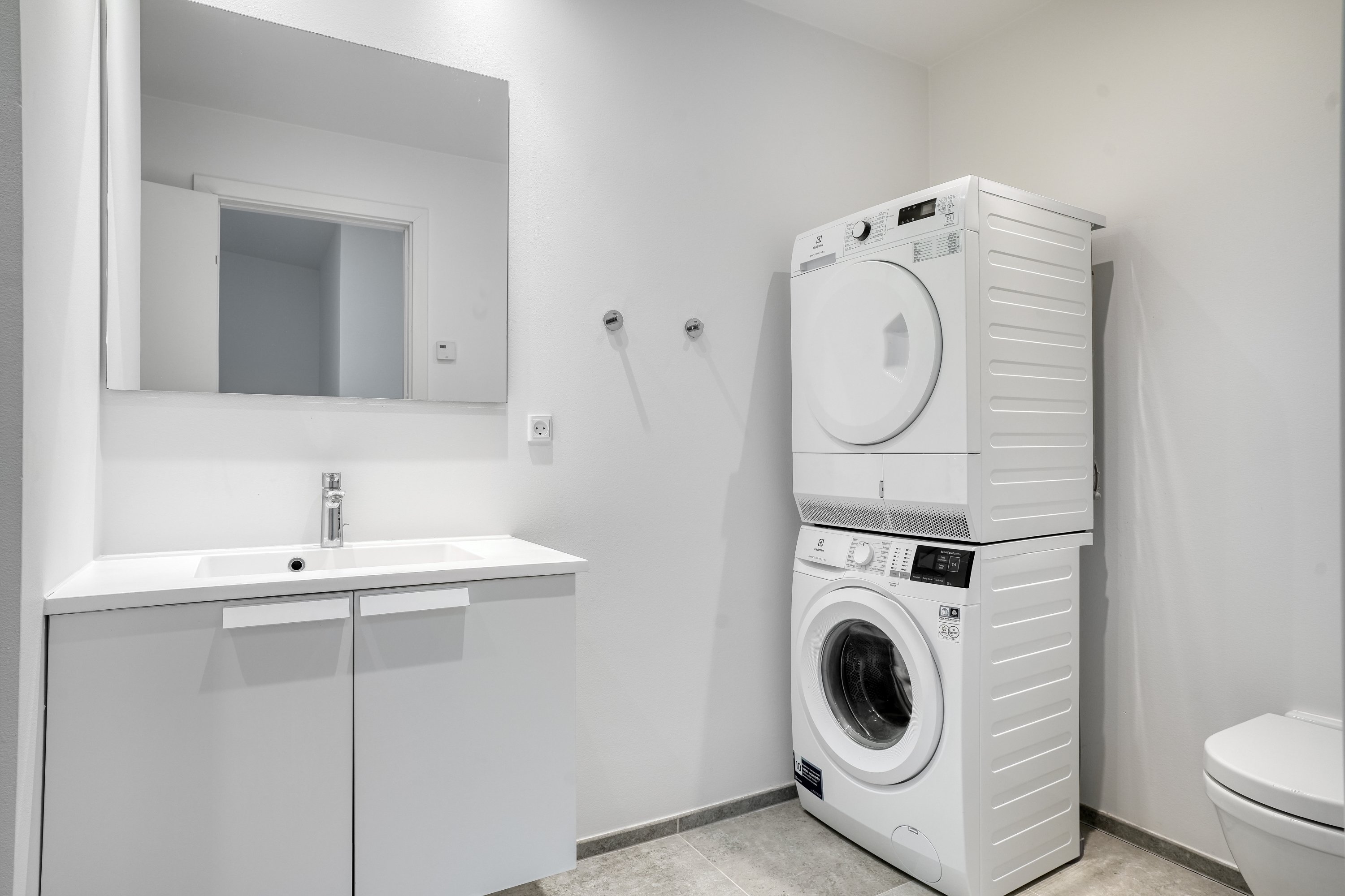 Fremhævet badeværelse billede i fuldskærmstilstand. Billede af Nyvej 2B, 3050 Humlebæk