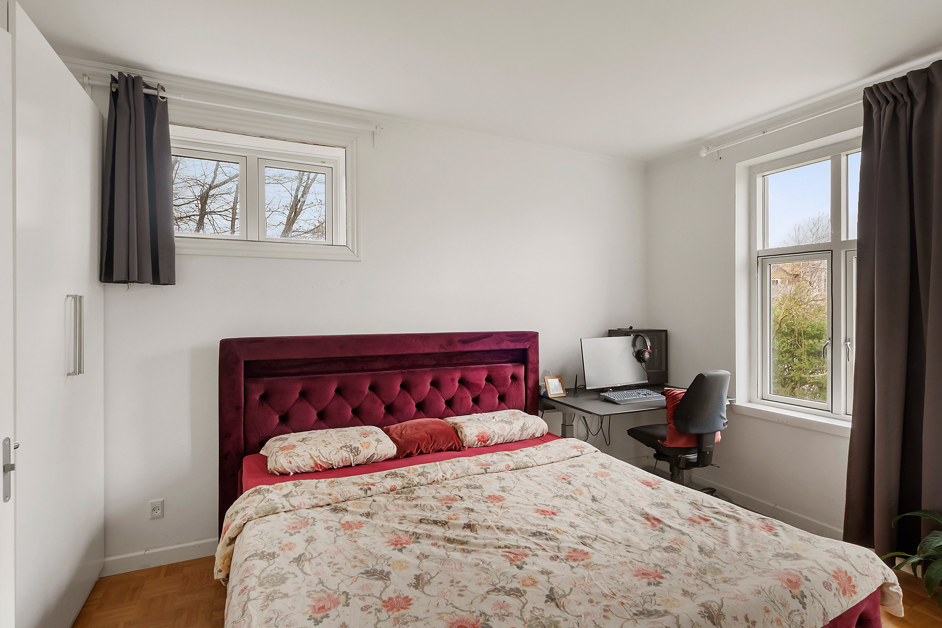 Fremhævet soveværelse billede i fuldskærmstilstand. Billede af Birkerød Kongevej 89, 3460 Birkerød