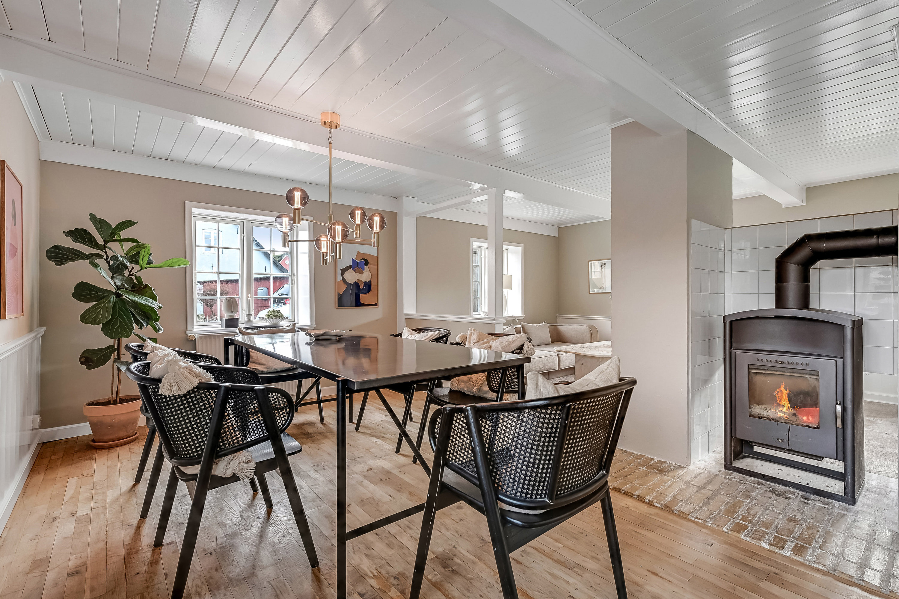 Fremhævet stue billede i fuldskærmstilstand. Billede af Nordre Engvej 2, Nordby, 6720 Fanø