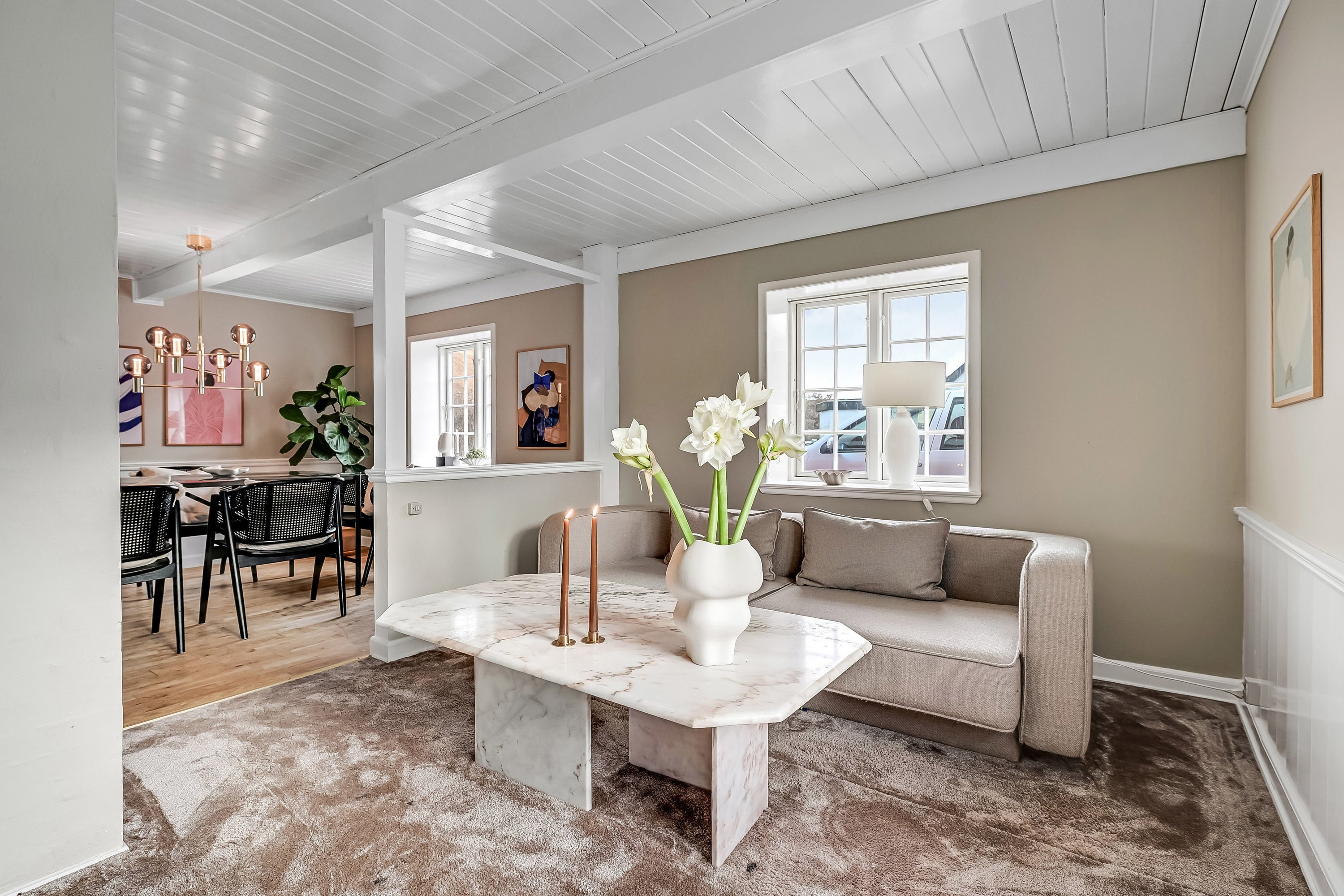 Fremhævet stue billede i fuldskærmstilstand. Billede af Nordre Engvej 2, Nordby, 6720 Fanø