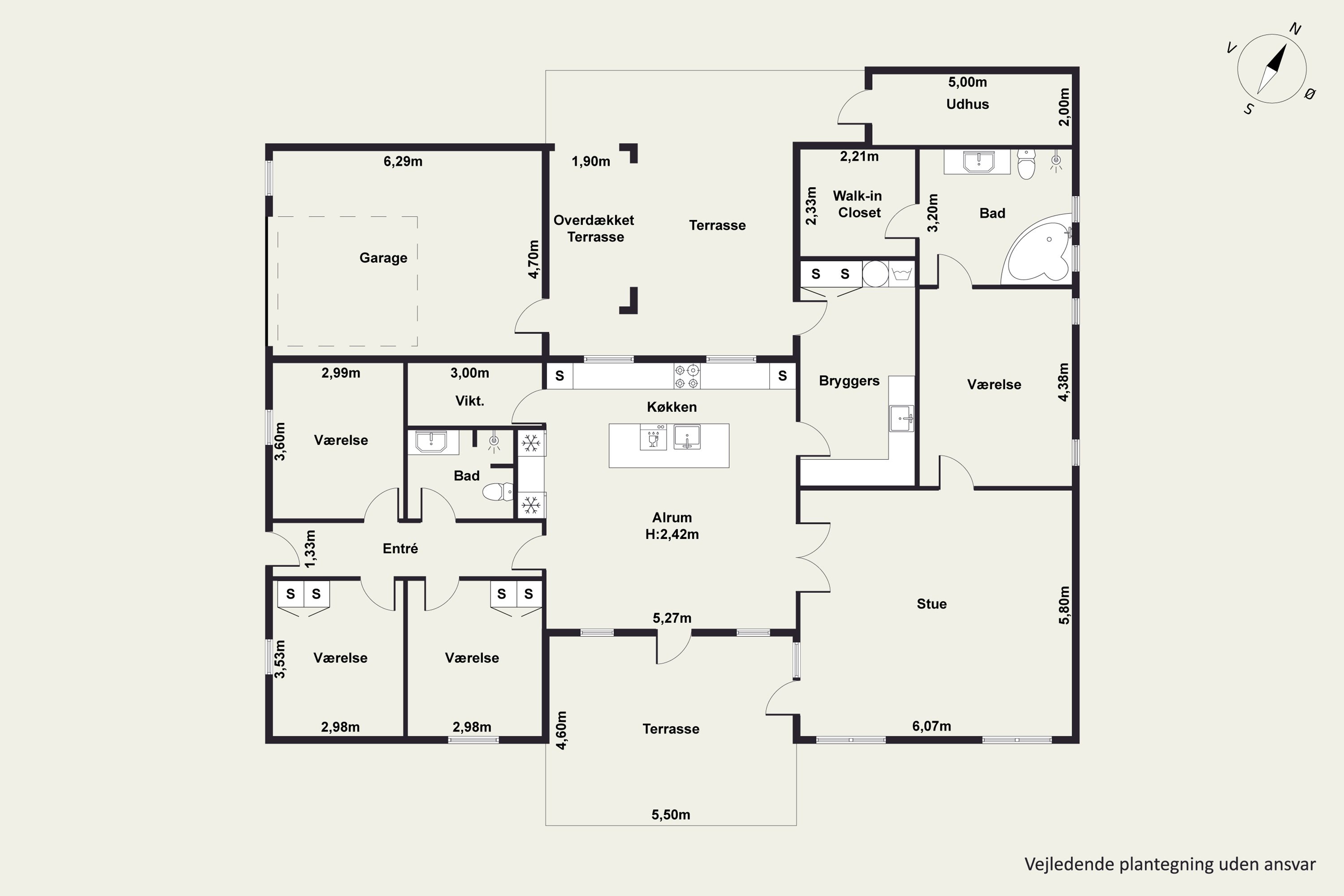 Plantegninger billede af Skovparken 1, 9440 Aabybro
