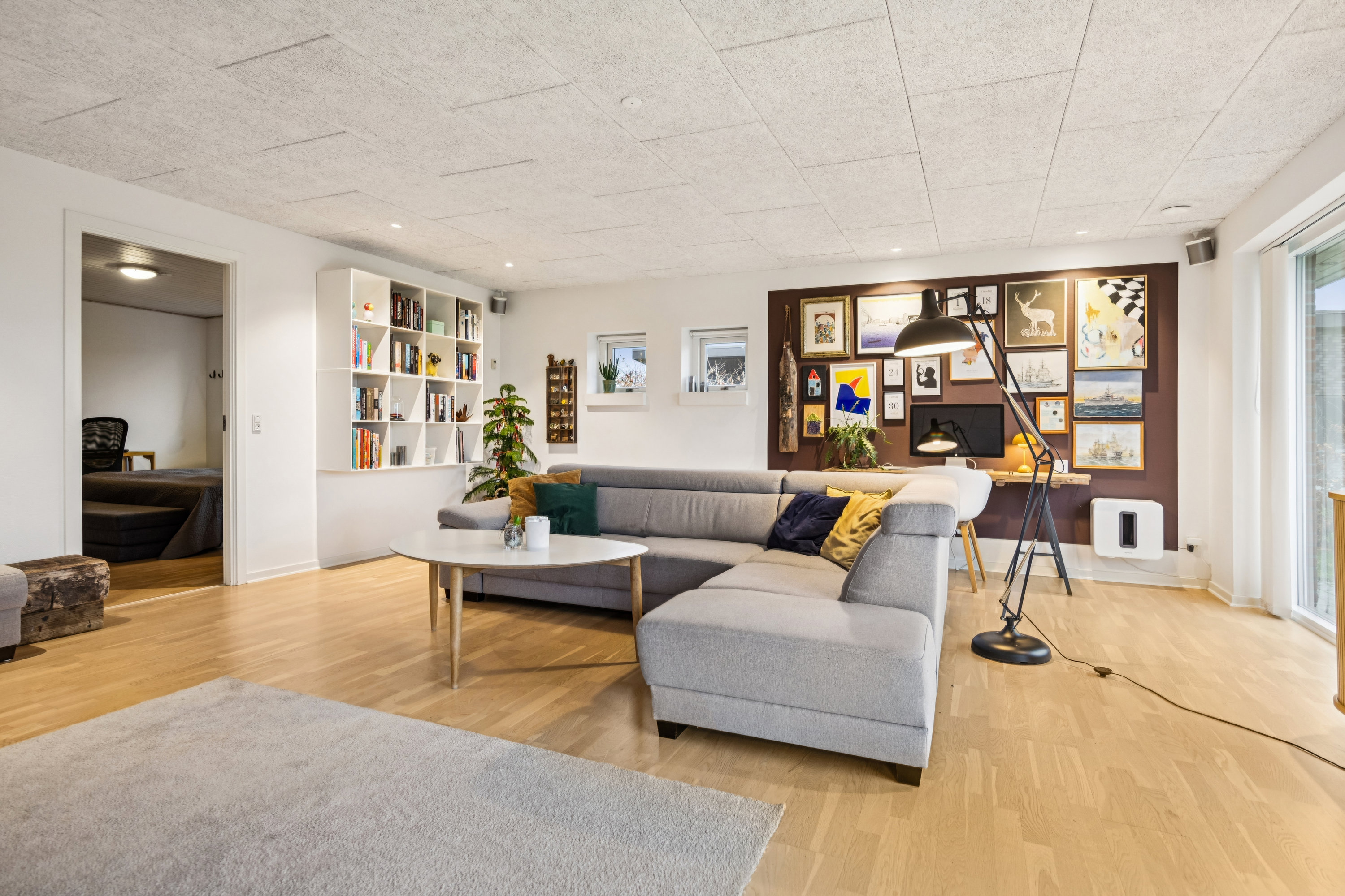 Fremhævet stue billede i fuldskærmstilstand. Billede af Skovparken 1, 9440 Aabybro