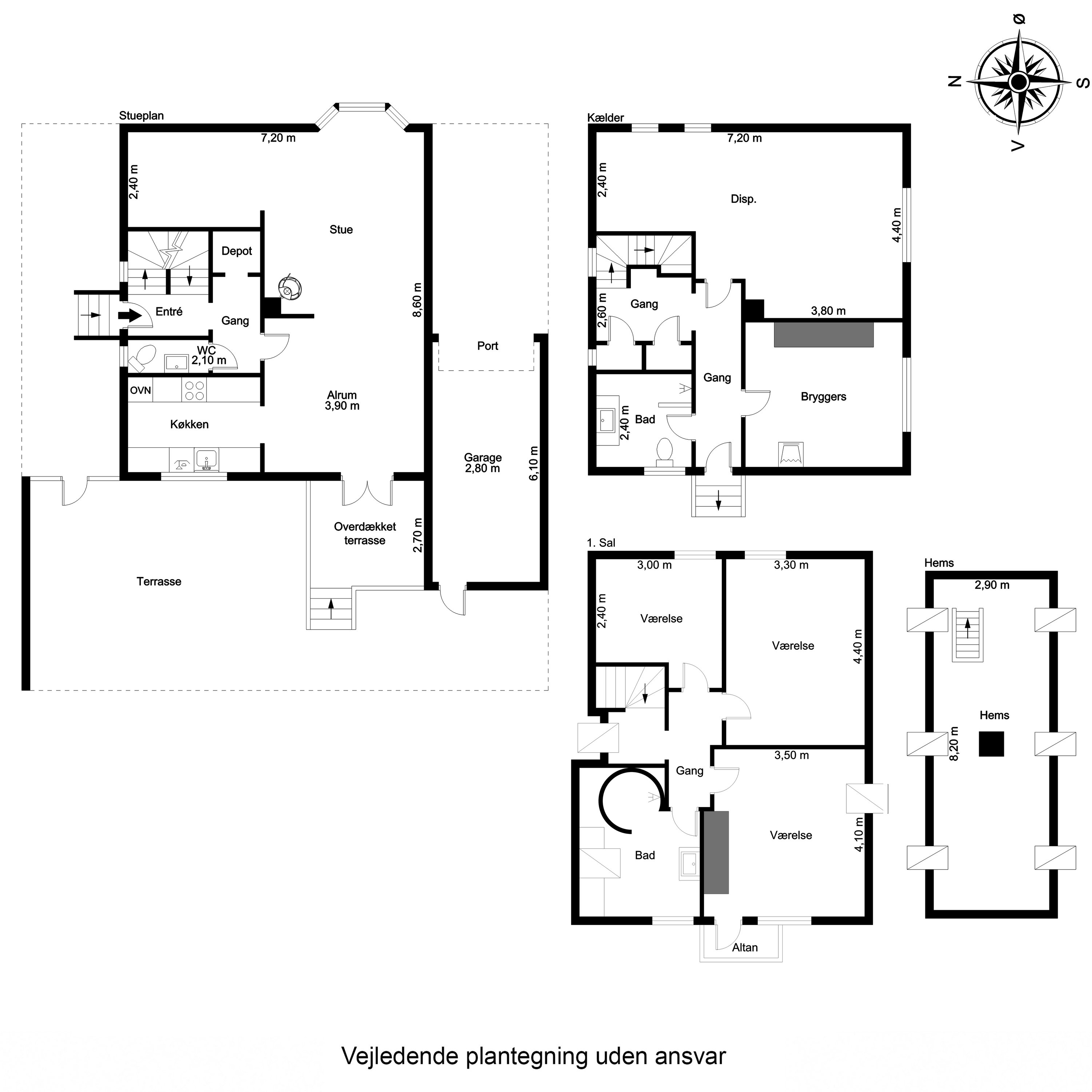 Plantegninger billede af Aarestrupsvej 17, 5230 Odense M