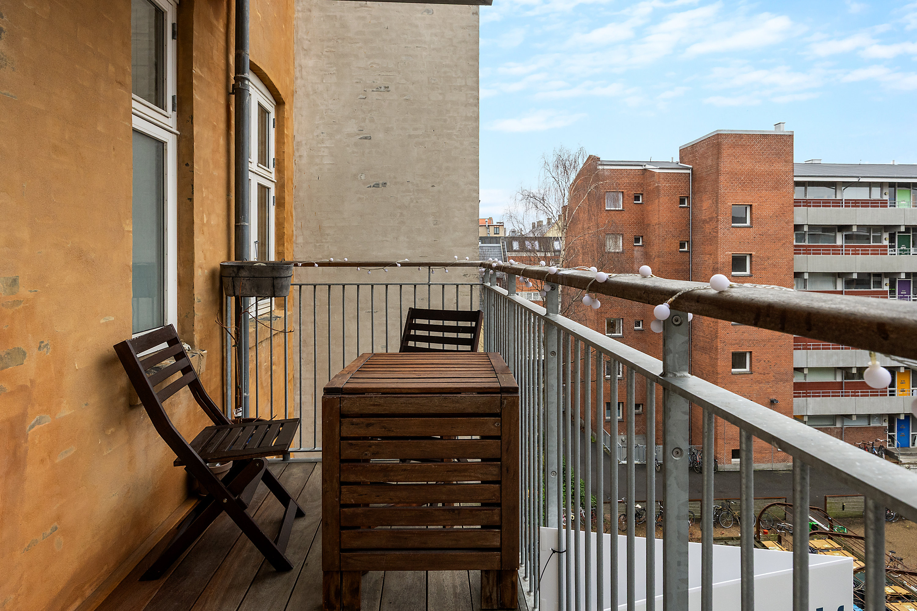 Fremhævet altan billede i fuldskærmstilstand. Billede af Gormsgade 23, 4. th., 2200 København N