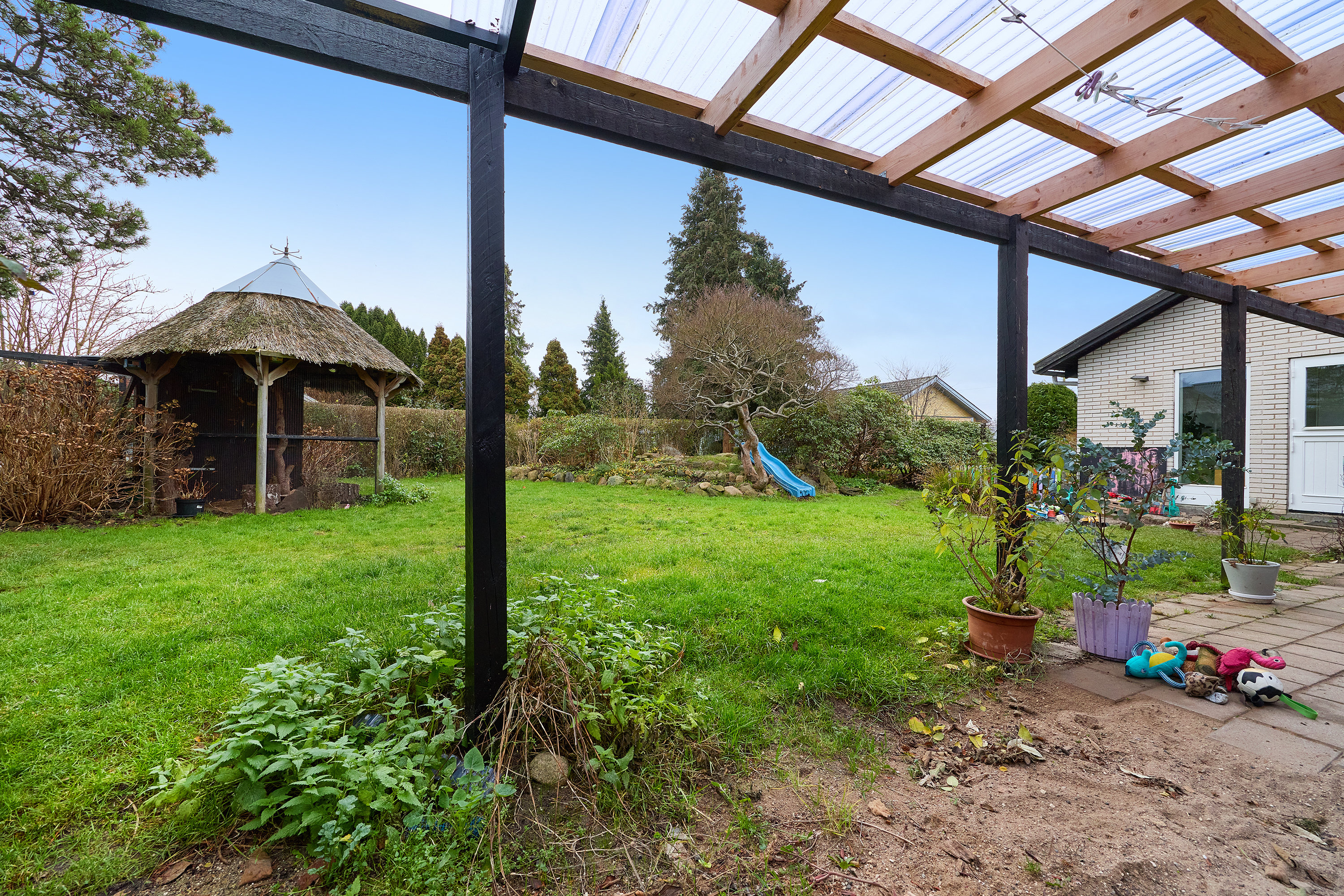 Fremhævet have billede i fuldskærmstilstand. Billede af Ranunkelvej 13, 3600 Frederikssund