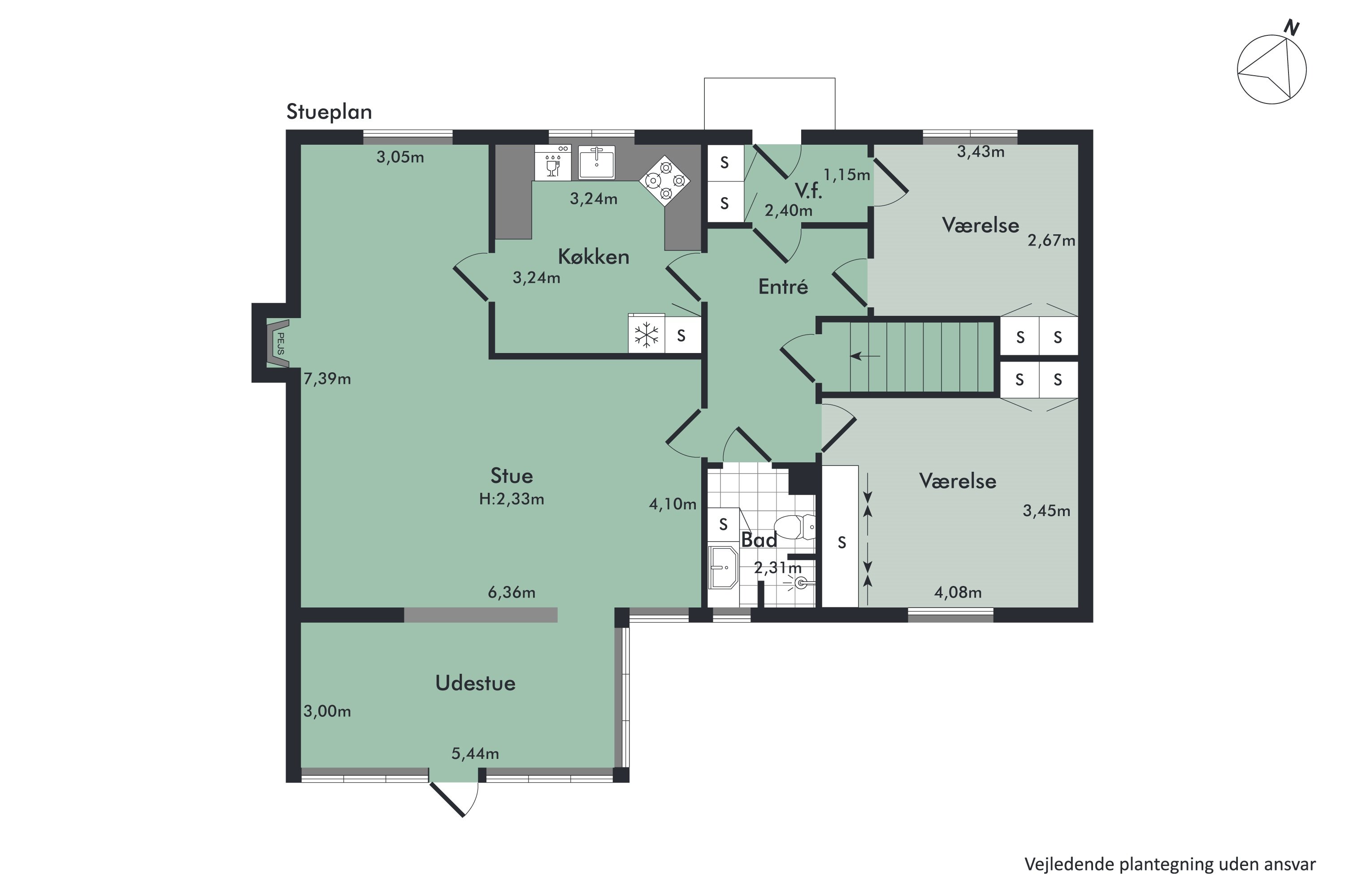 Plantegninger billede af Ane Kathrinesvej 13, 9500 Hobro