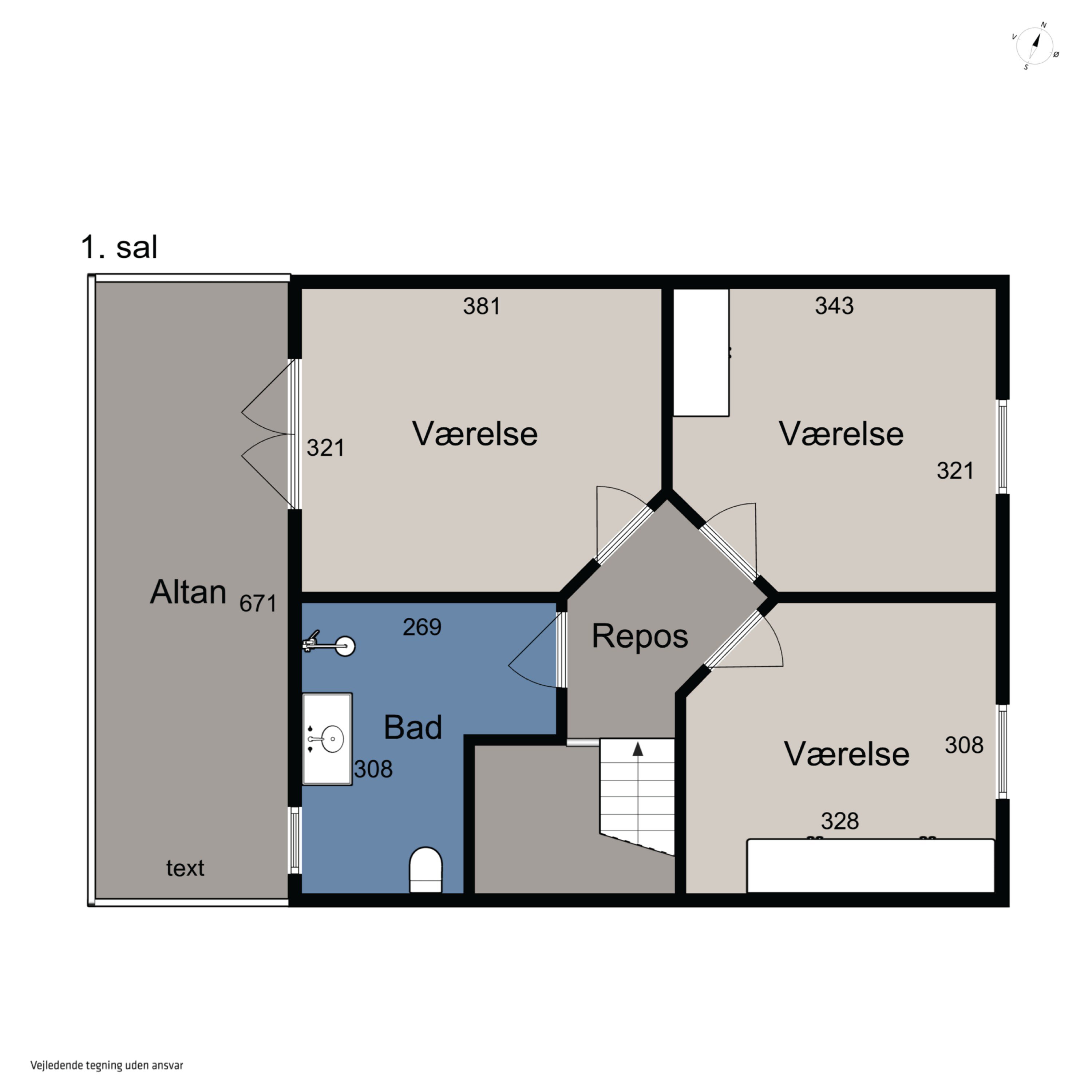 Plantegninger billede af Obstruphøjen 42B, 8320 Mårslet