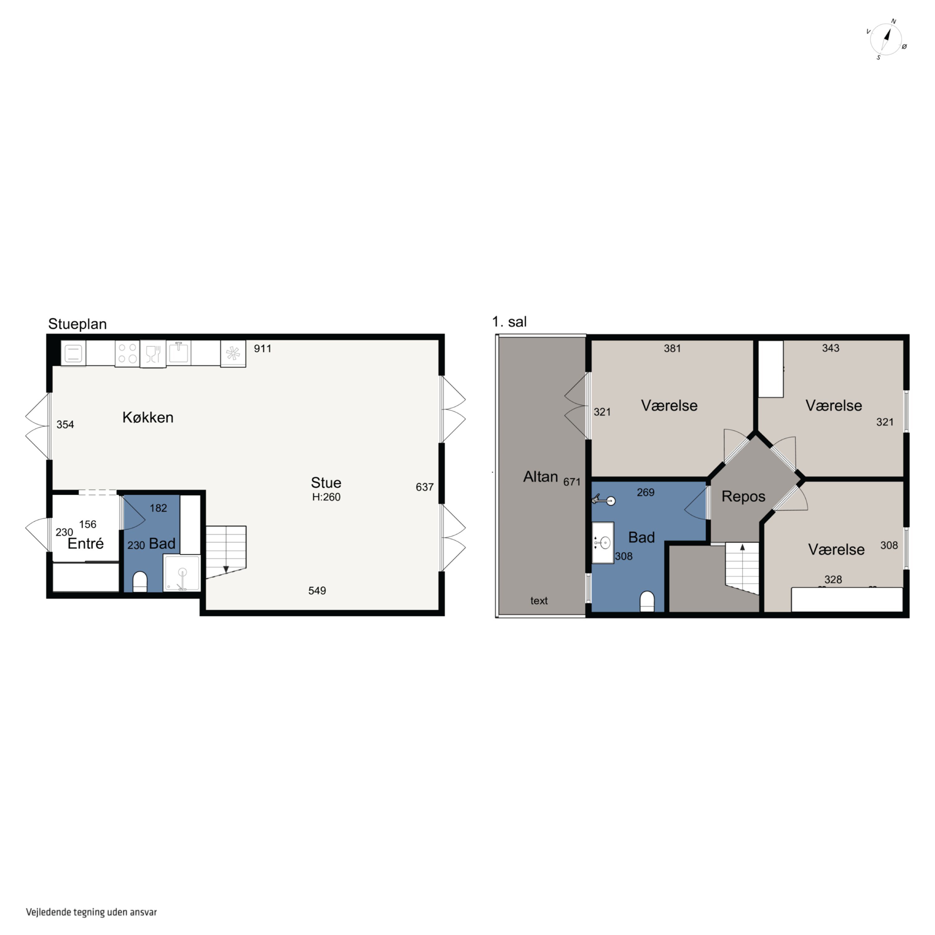 Plantegninger billede af Obstruphøjen 42B, 8320 Mårslet