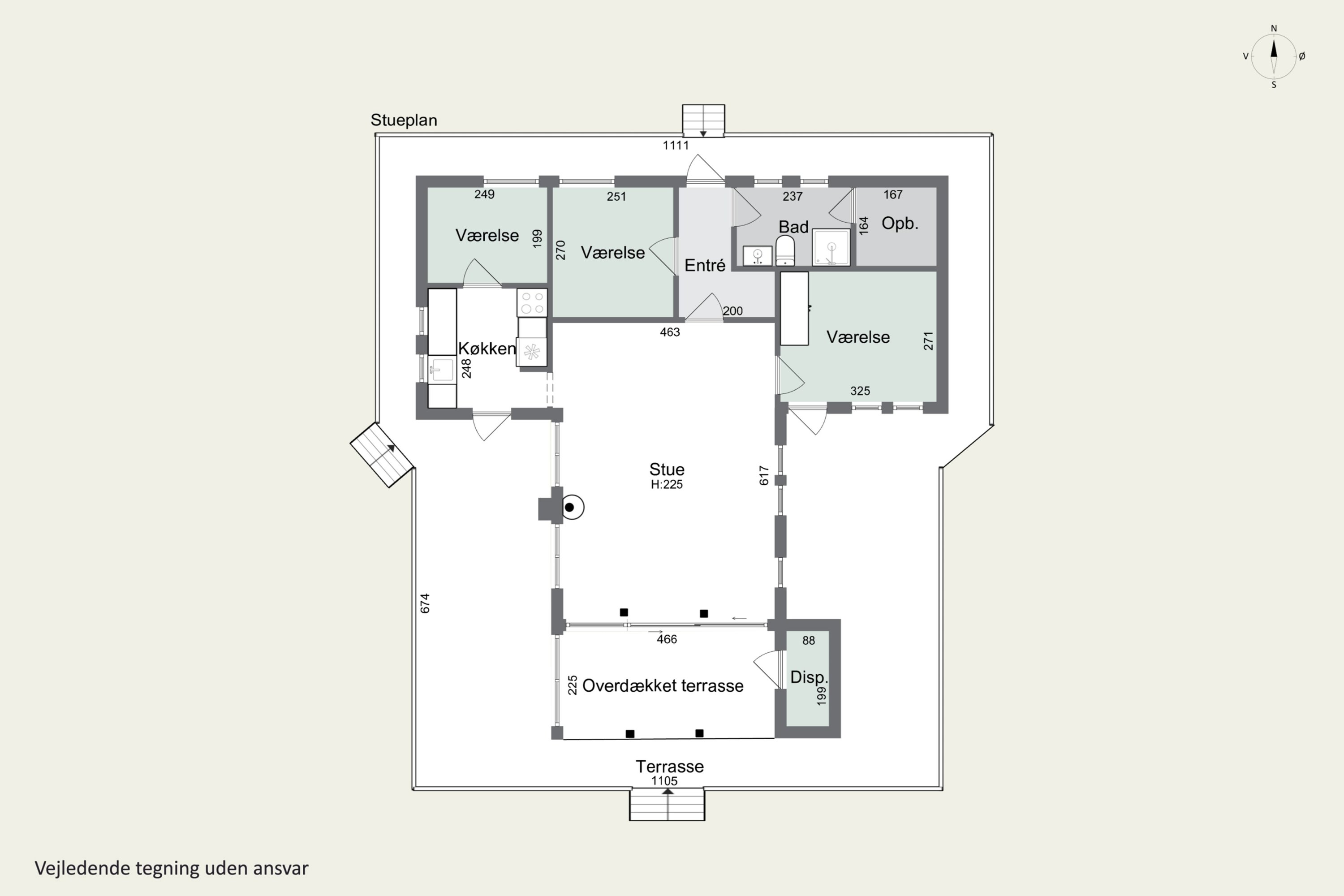 Plantegninger billede af Fjordternevej 14, Helligsø, 7760 Hurup Thy