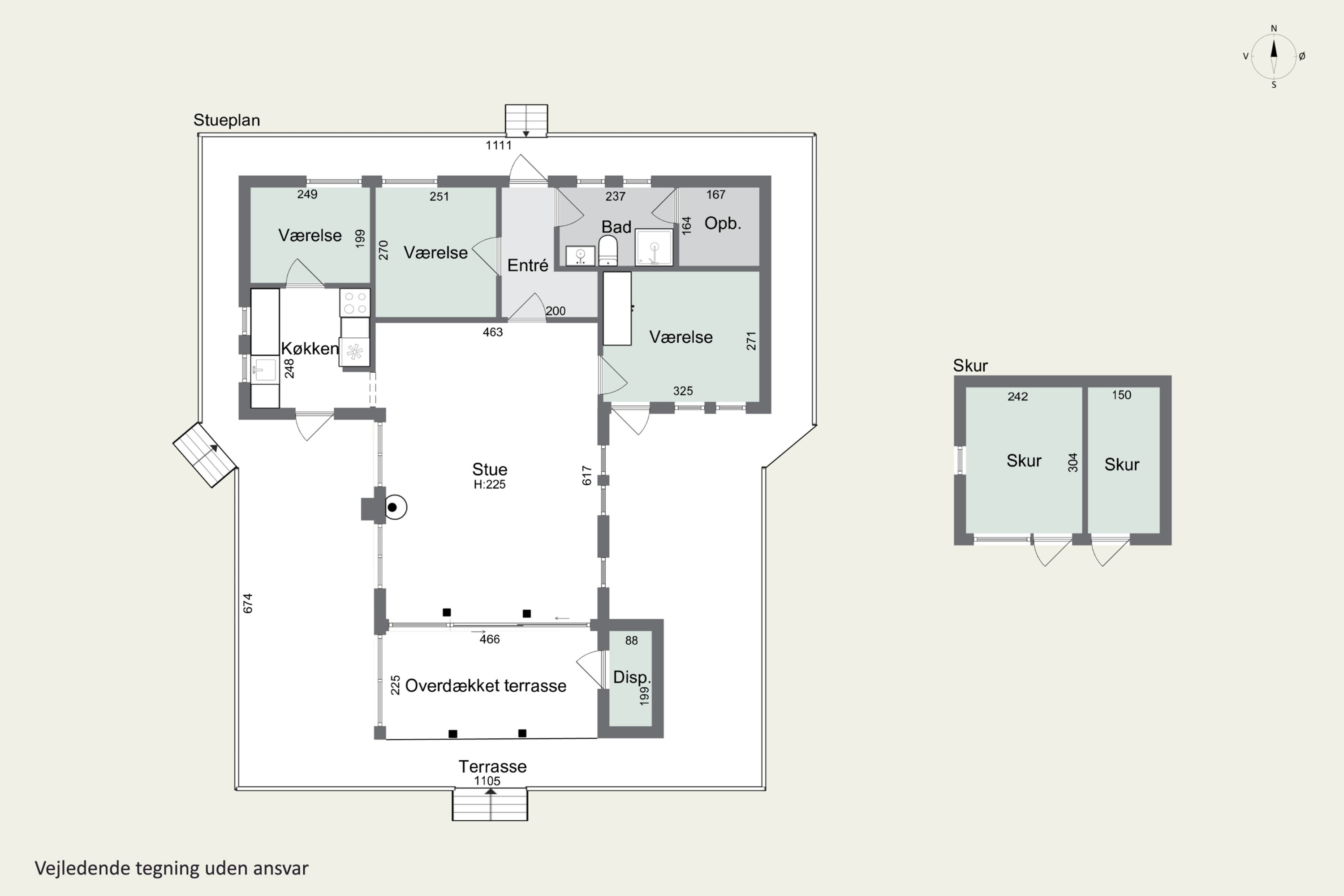 Plantegninger billede af Fjordternevej 14, Helligsø, 7760 Hurup Thy
