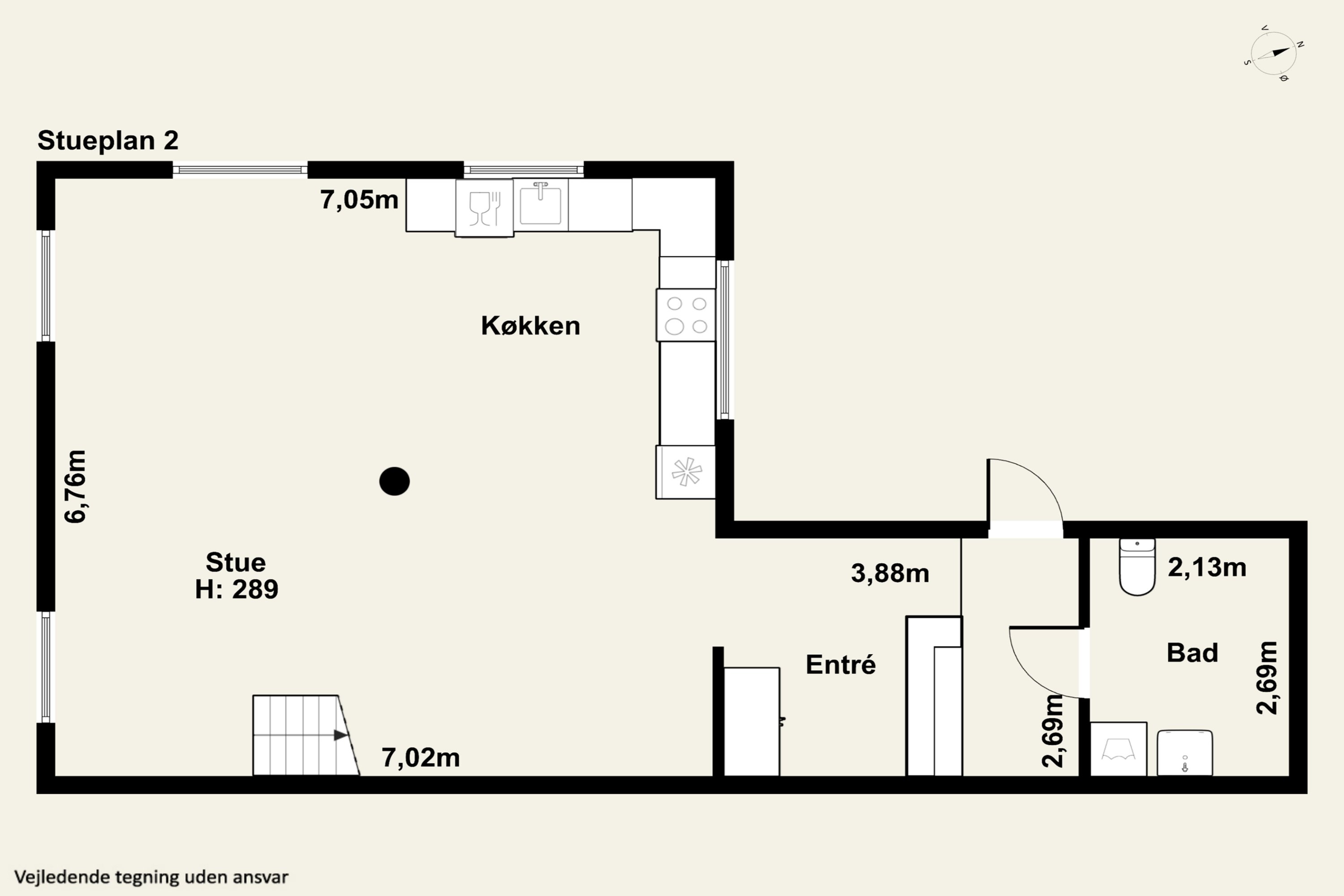 Plantegninger billede af Vestergade 14, 5750 Ringe