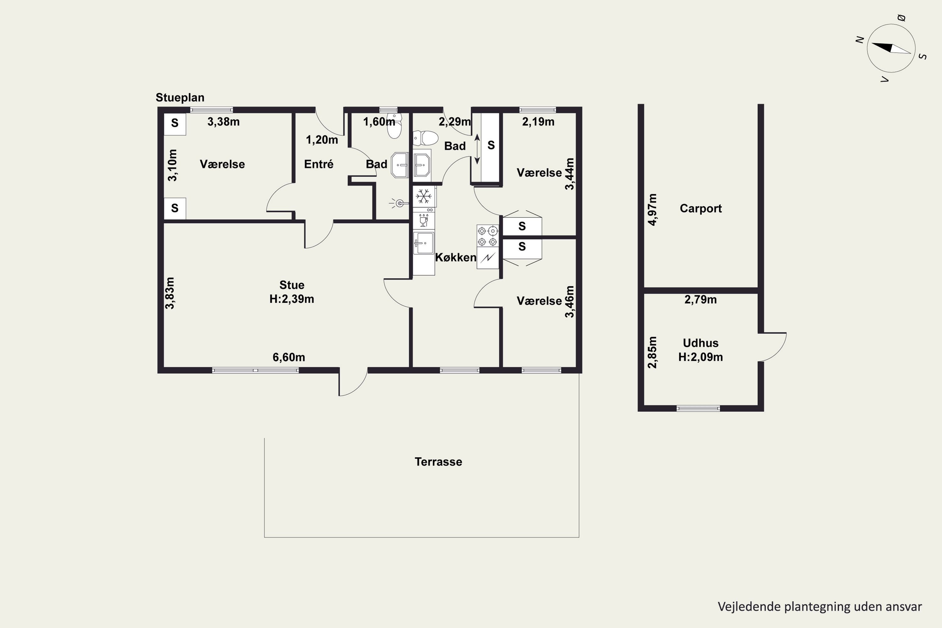 Plantegninger billede af Rosmarinvej 26A, 8800 Viborg