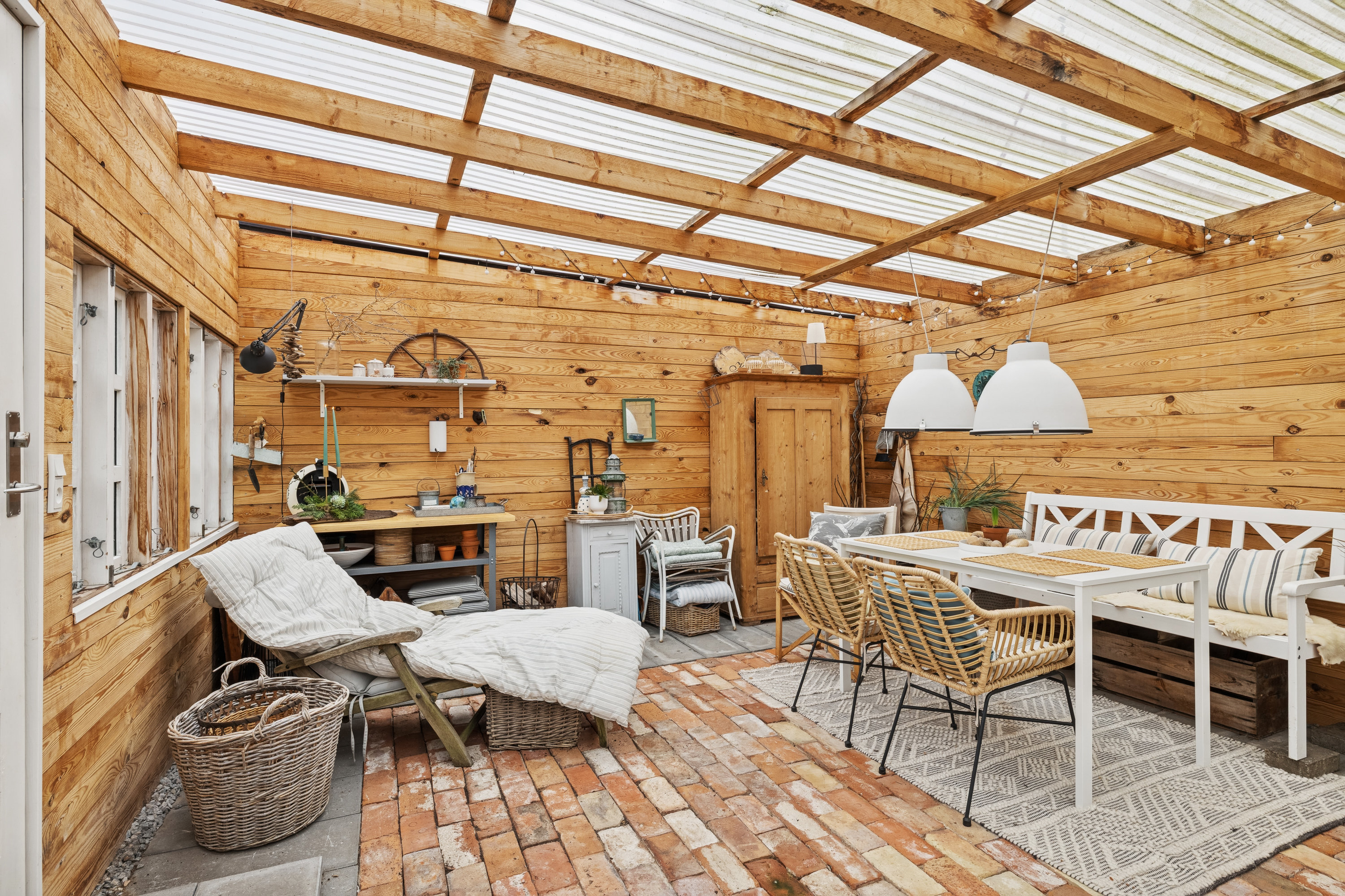 Fremhævet terrasse billede i fuldskærmstilstand. Billede af Poppelvej 8, 8800 Viborg