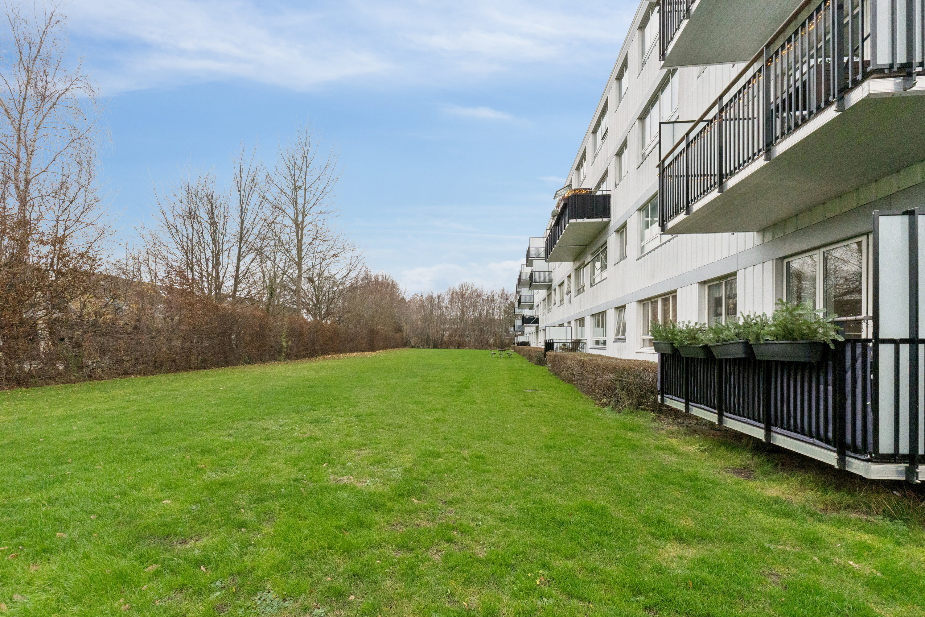 Fremhævet gårdmiljø billede i fuldskærmstilstand. Billede af Skanderupvej 6, 3. th., 2610 Rødovre