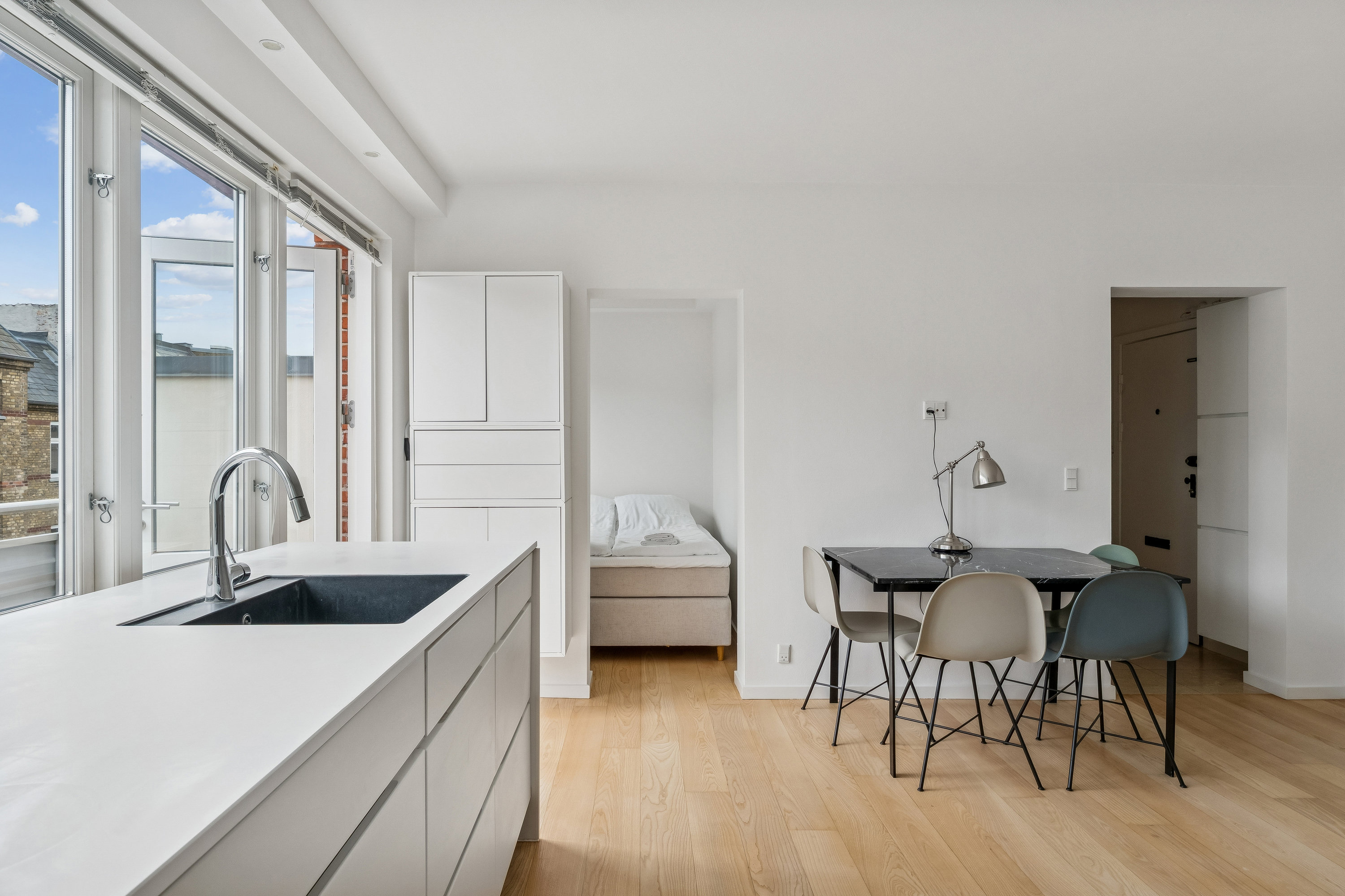 Fremhævet køkken billede i fuldskærmstilstand. Billede af Korsørgade 8, 5. 2., 2100 København Ø