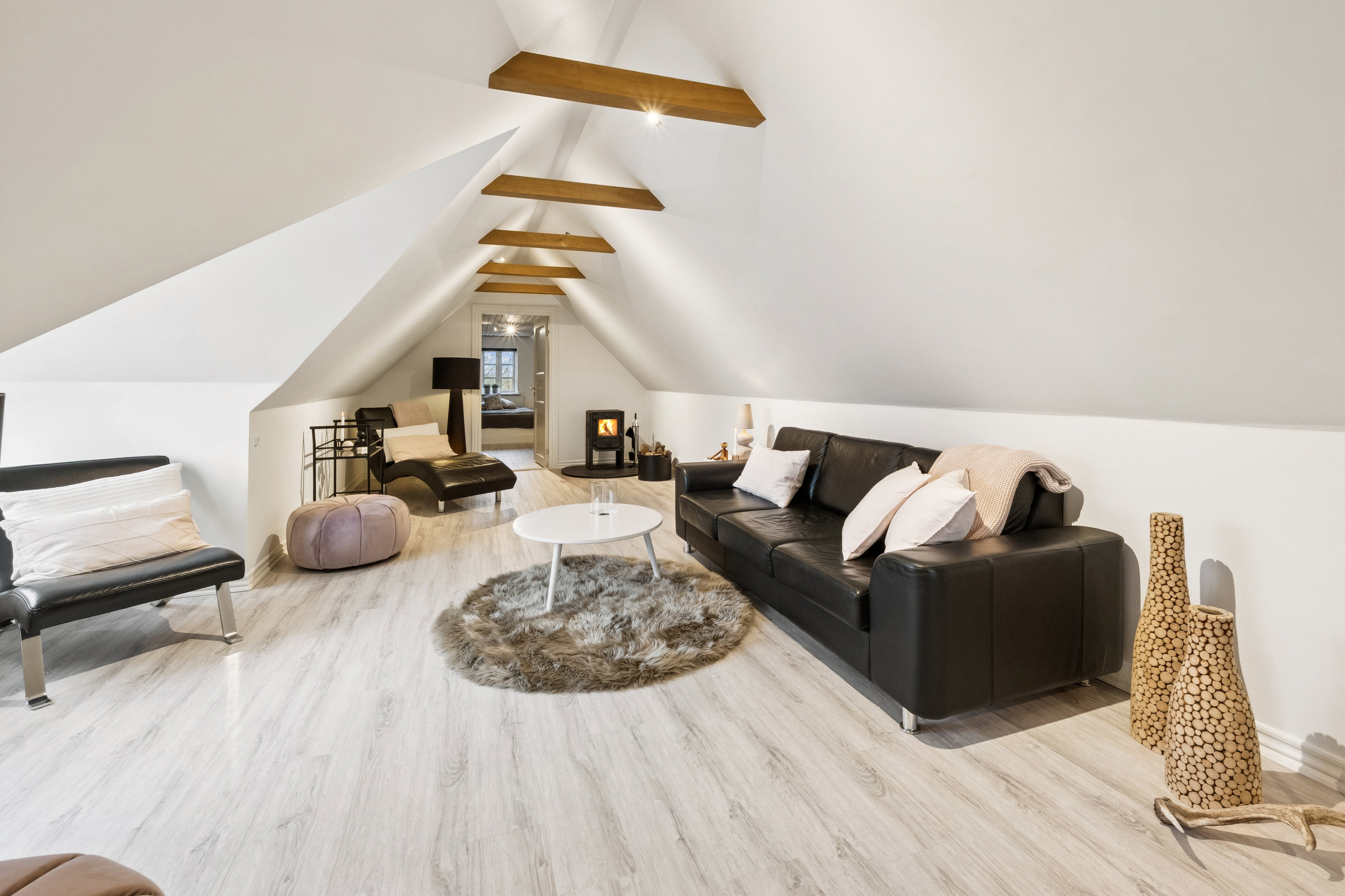 Fremhævet stue billede i fuldskærmstilstand. Billede af Heden 28, Rødding, 7860 Spøttrup