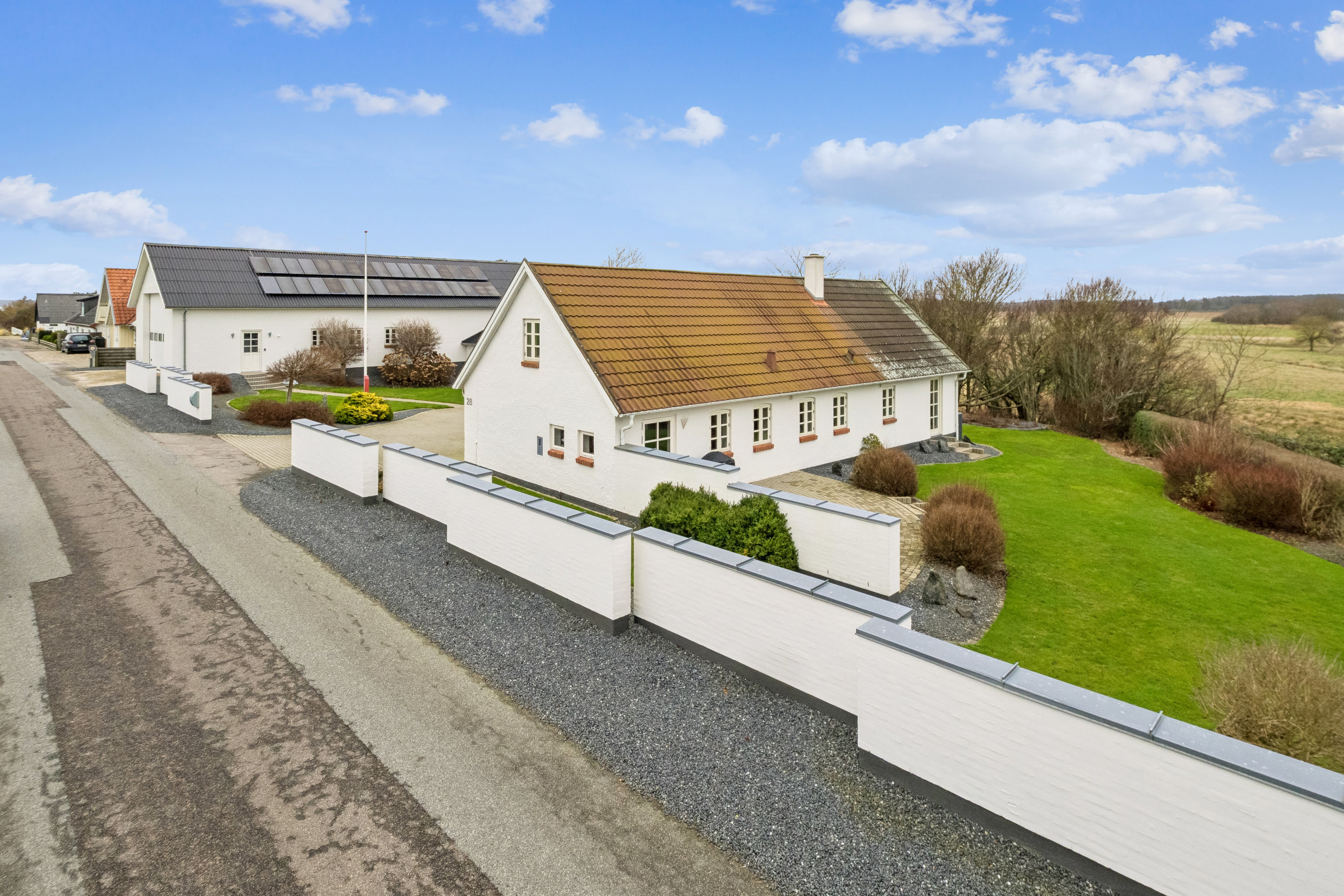 Fremhævet luftfoto billede i fuldskærmstilstand. Billede af Heden 28, Rødding, 7860 Spøttrup