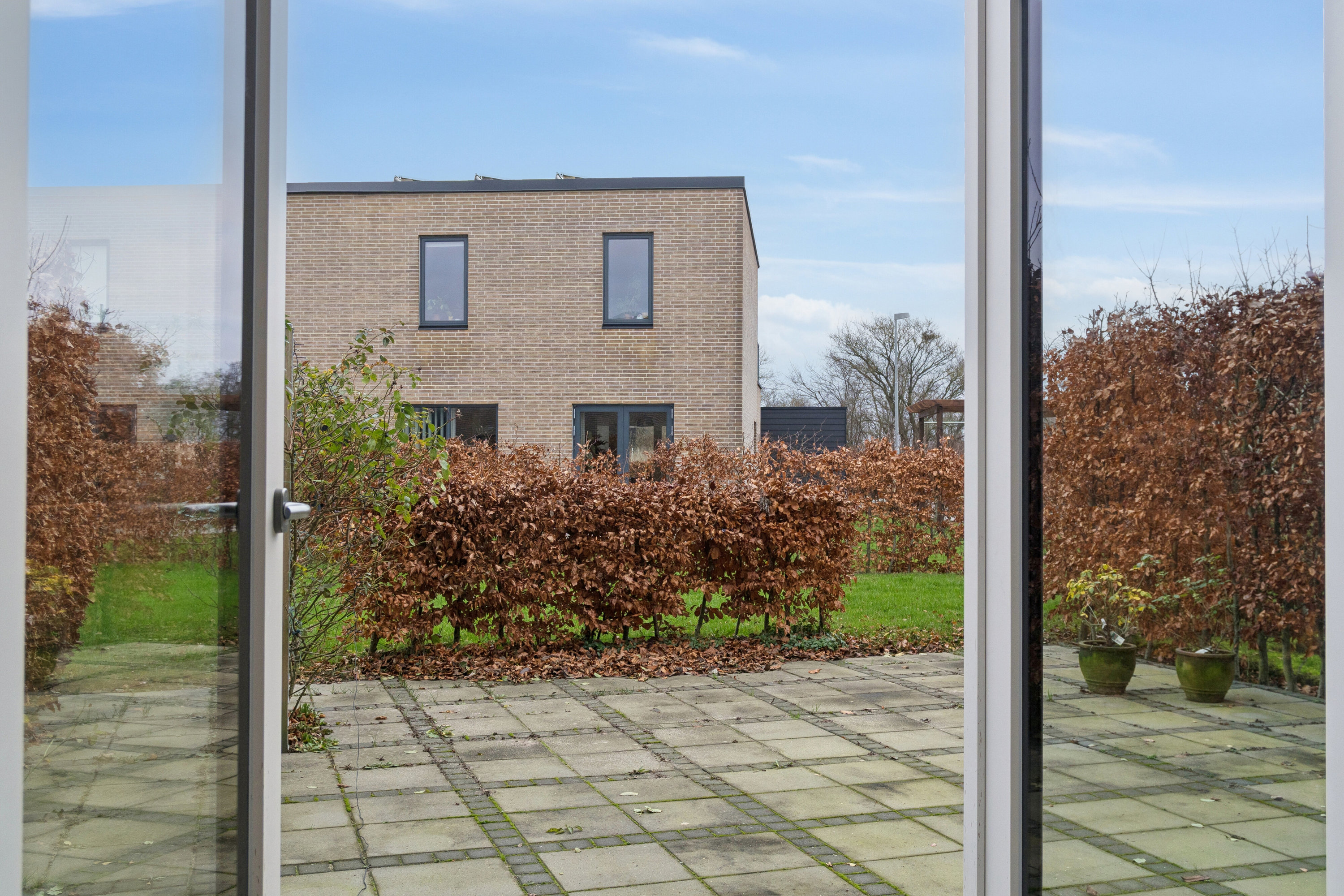 Fremhævet terrasse billede i fuldskærmstilstand. Billede af Obstruphøjen 42B, 8320 Mårslet