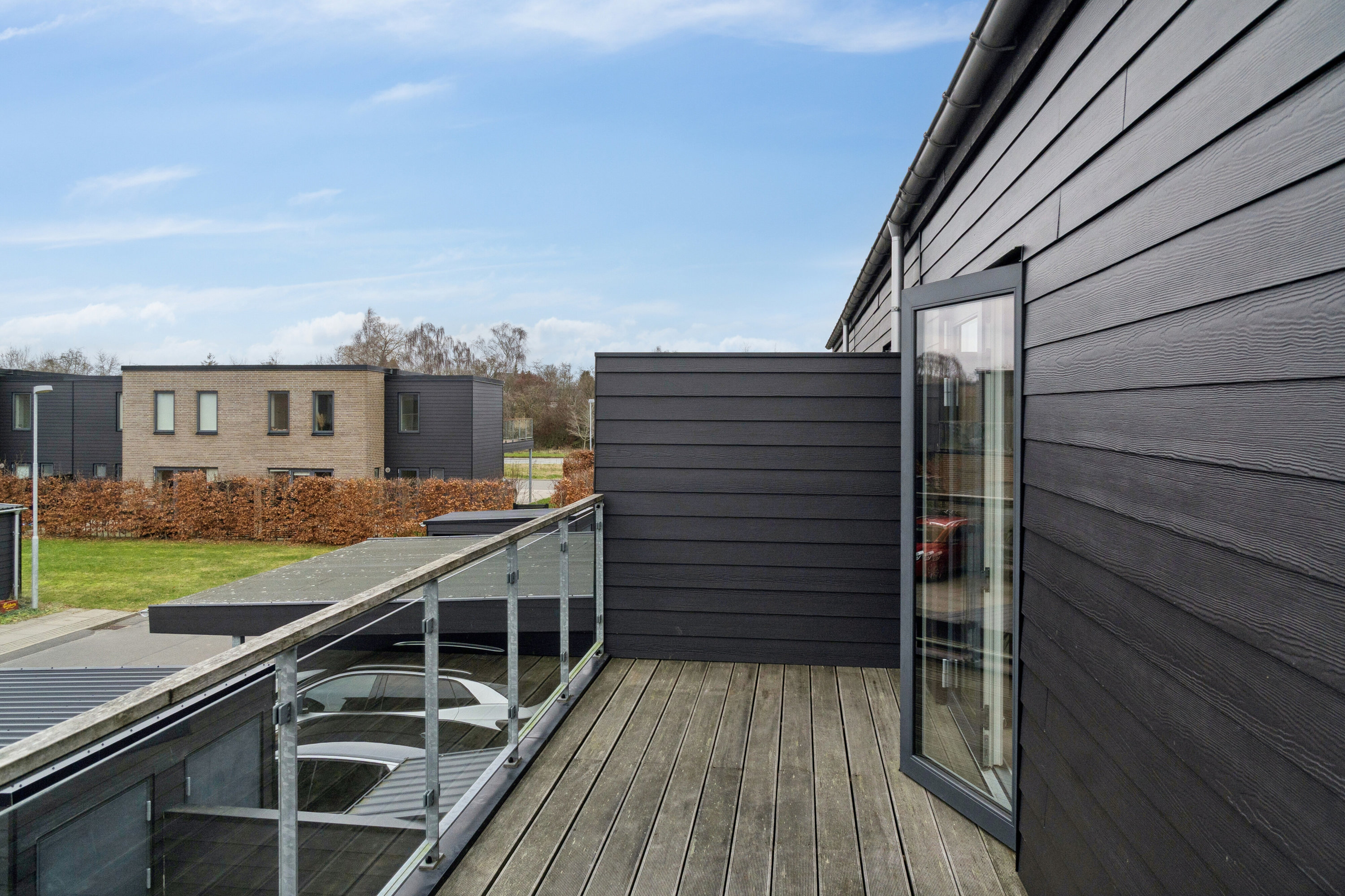 Fremhævet altan billede i fuldskærmstilstand. Billede af Obstruphøjen 42B, 8320 Mårslet