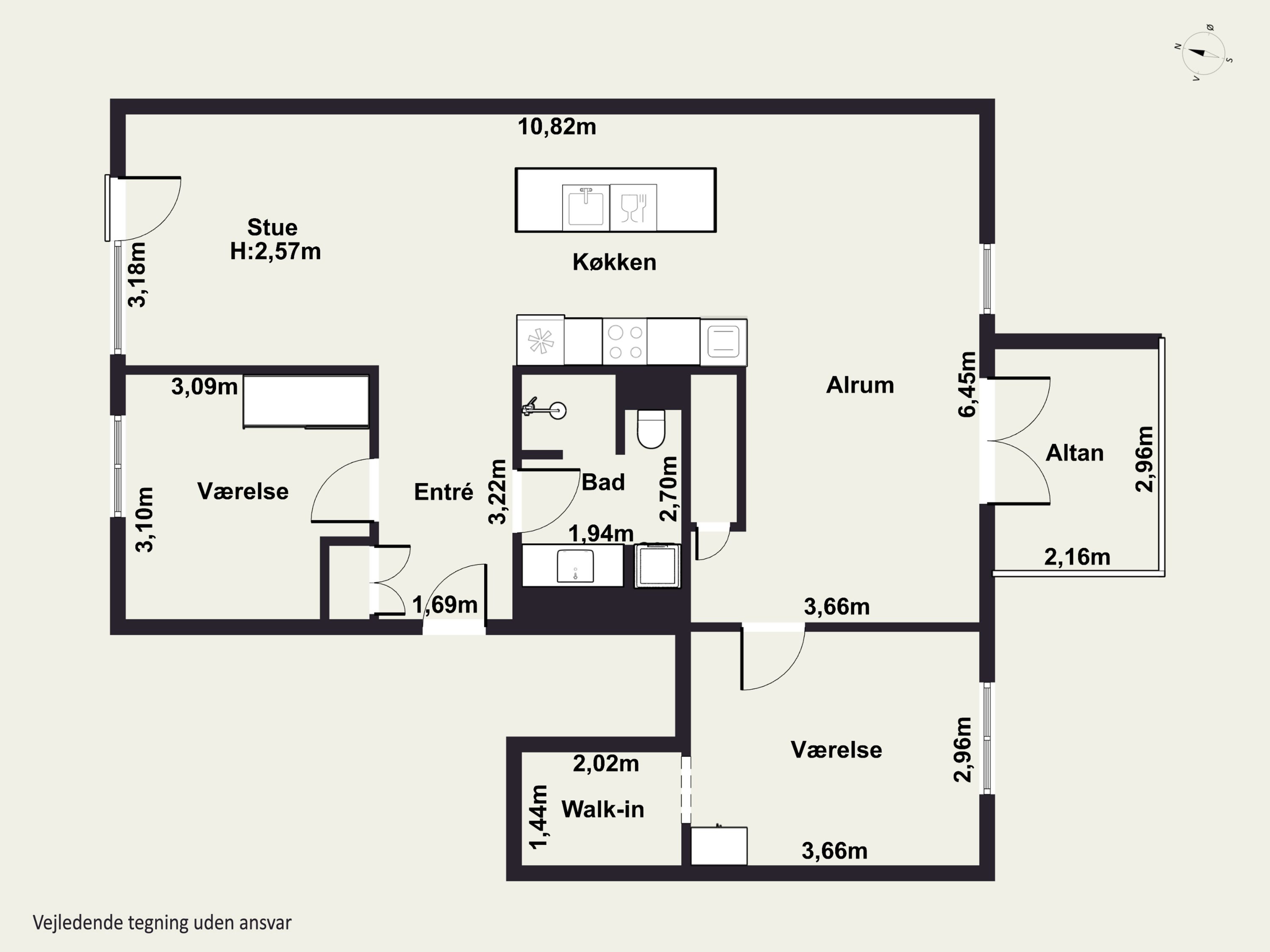 Plantegninger billede af Plantagevej 49, 3. tv., 2610 Rødovre