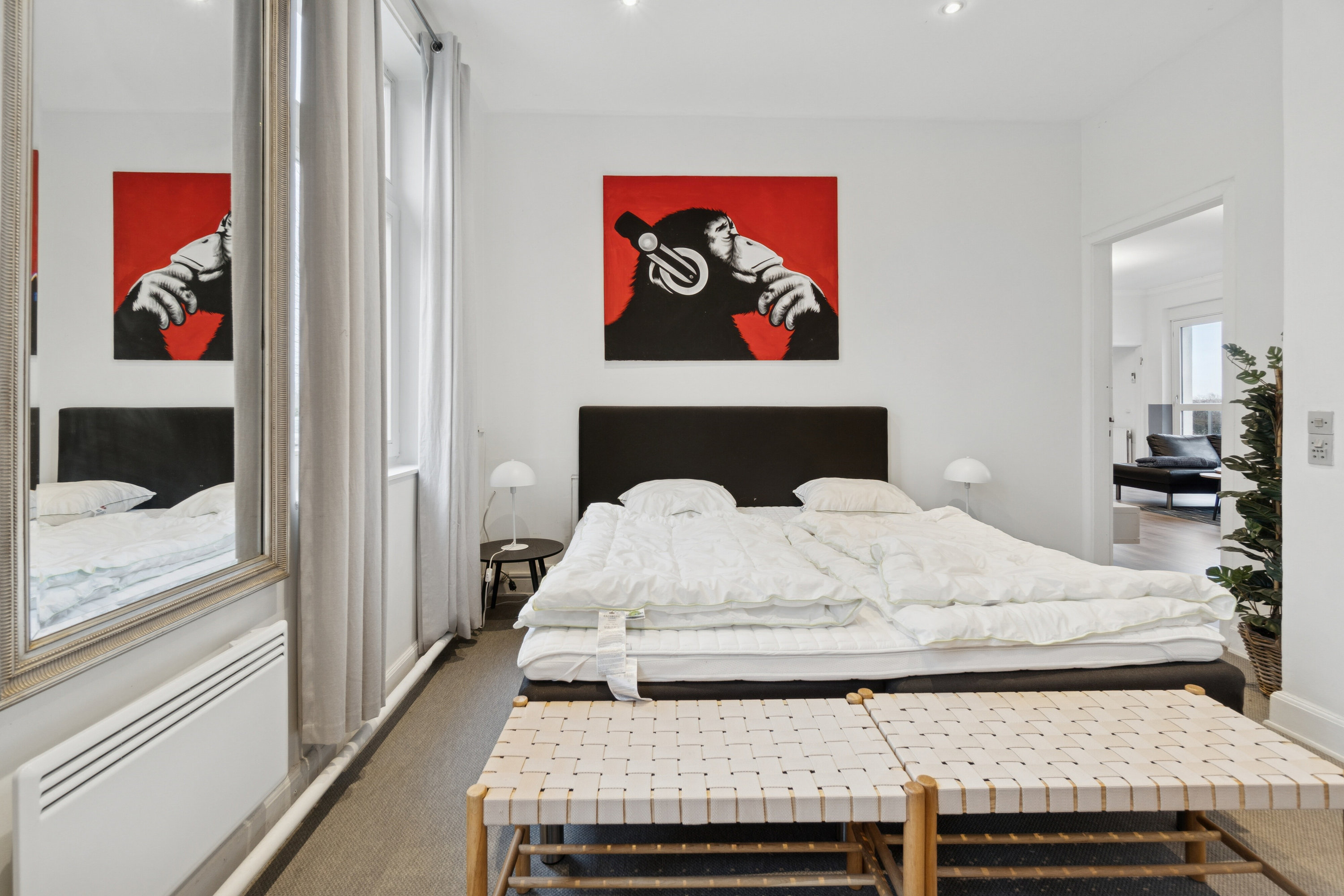 Fremhævet soveværelse billede i fuldskærmstilstand. Billede af Pederskervejen 8, Bodilsker, 3730 Nexø