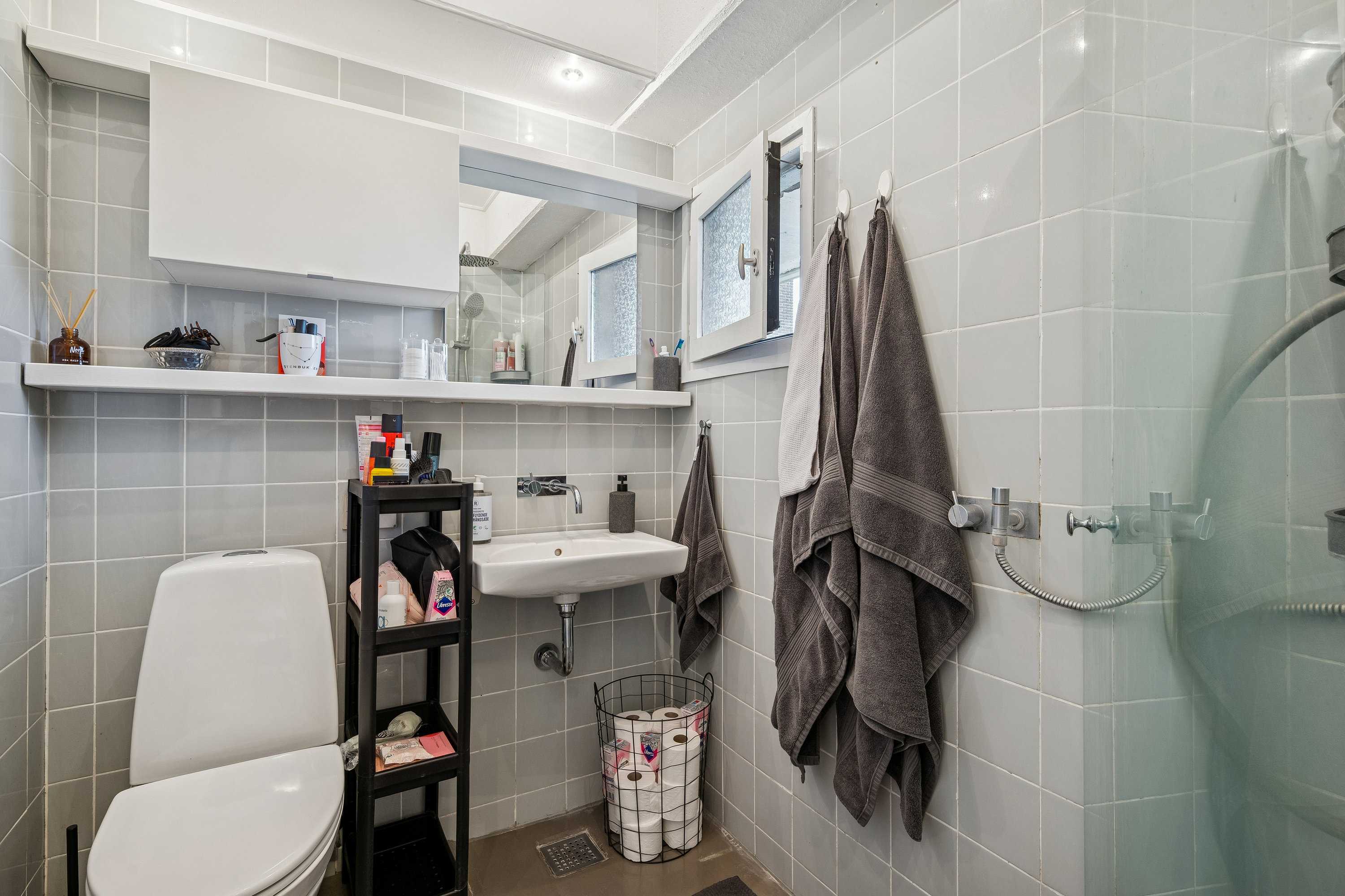 Fremhævet badeværelse billede i fuldskærmstilstand. Billede af Kantorvænget 4, 1. 84., 8240 Risskov