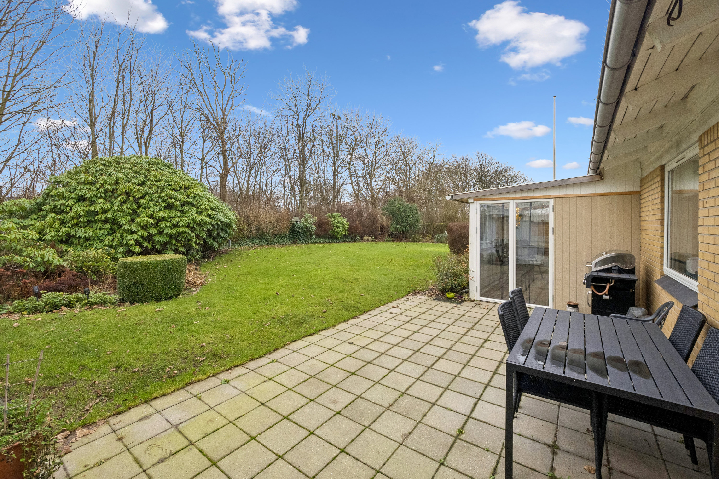 Fremhævet terrasse billede i fuldskærmstilstand. Billede af Ansgarvej 32, Øster Jølby, 7950 Erslev