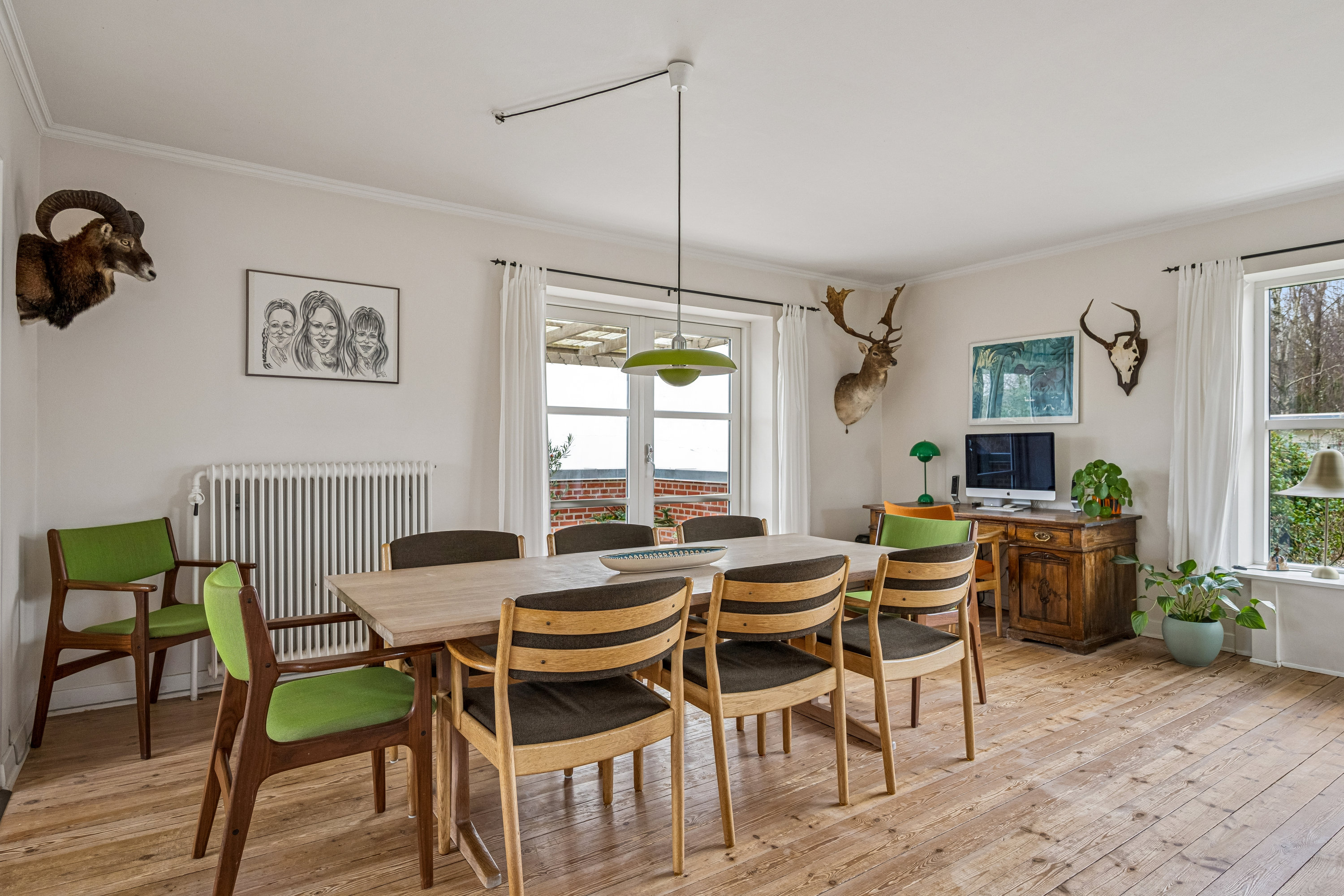 Fremhævet stue billede i fuldskærmstilstand. Billede af Nørregade 18, Vivild, 8961 Allingåbro