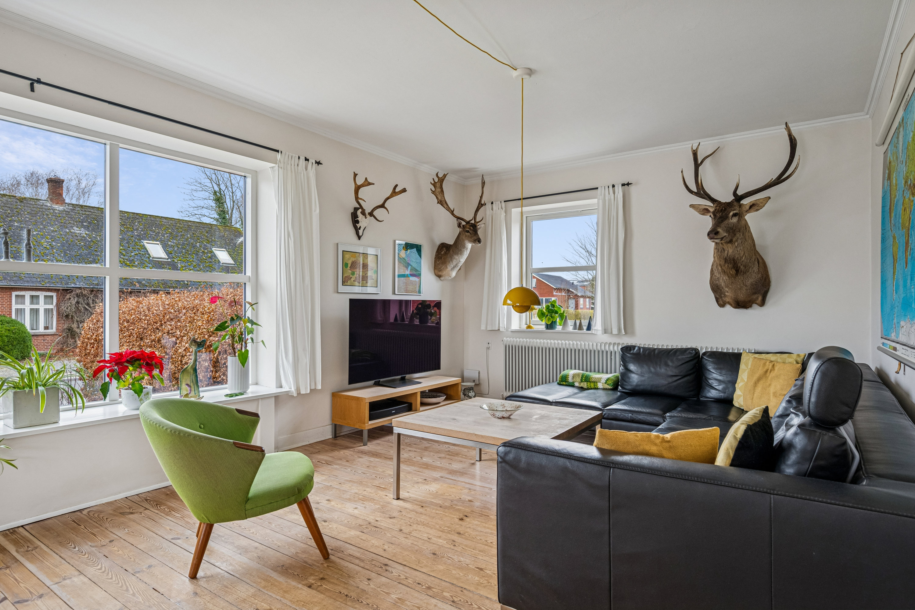 Fremhævet stue billede i fuldskærmstilstand. Billede af Nørregade 18, Vivild, 8961 Allingåbro