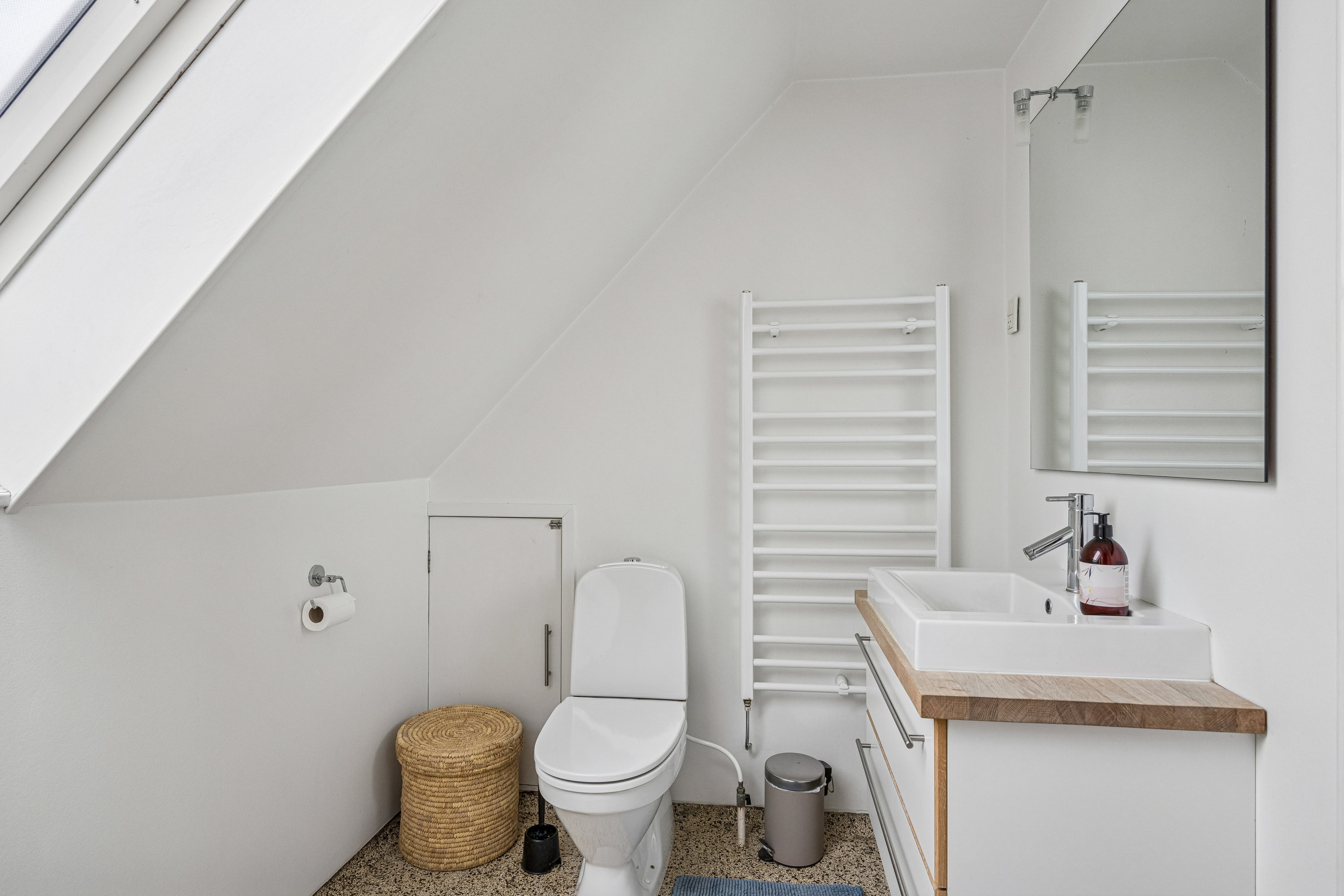 Fremhævet badeværelse billede i fuldskærmstilstand. Billede af Nørregade 18, Vivild, 8961 Allingåbro