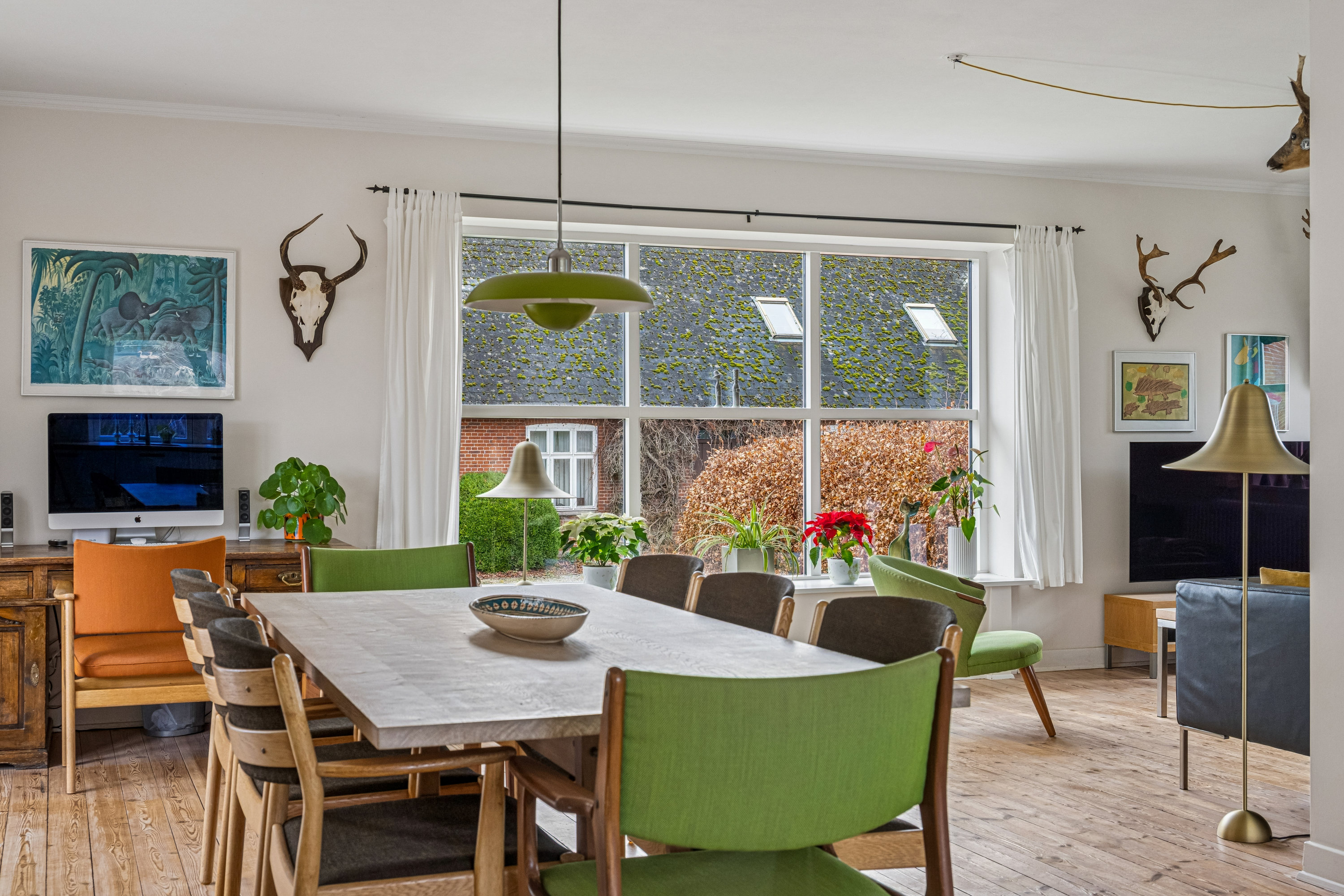 Fremhævet stue billede i fuldskærmstilstand. Billede af Nørregade 18, Vivild, 8961 Allingåbro