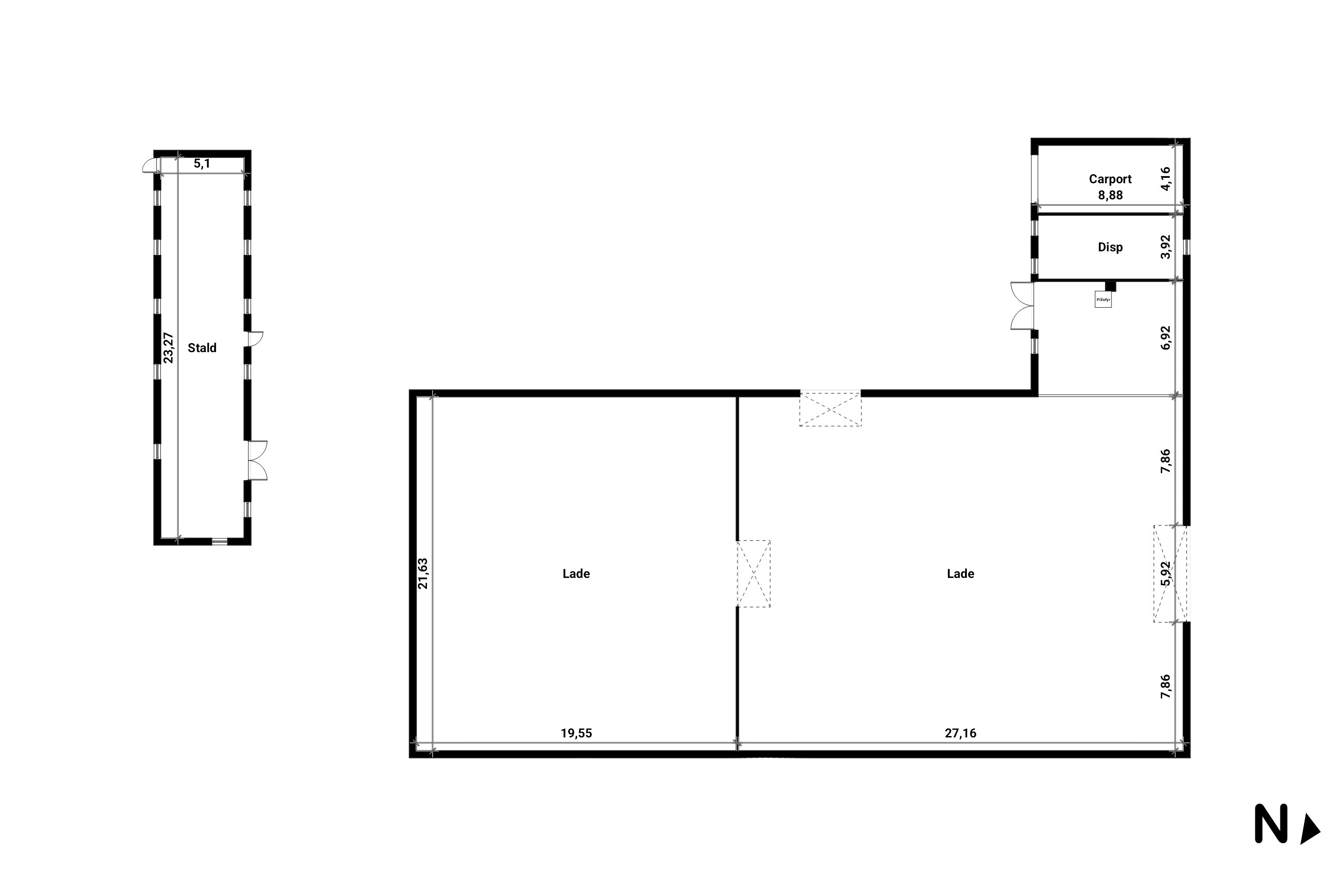 Plantegninger billede af Marrebæk Søndrevej 13, 4873 Væggerløse
