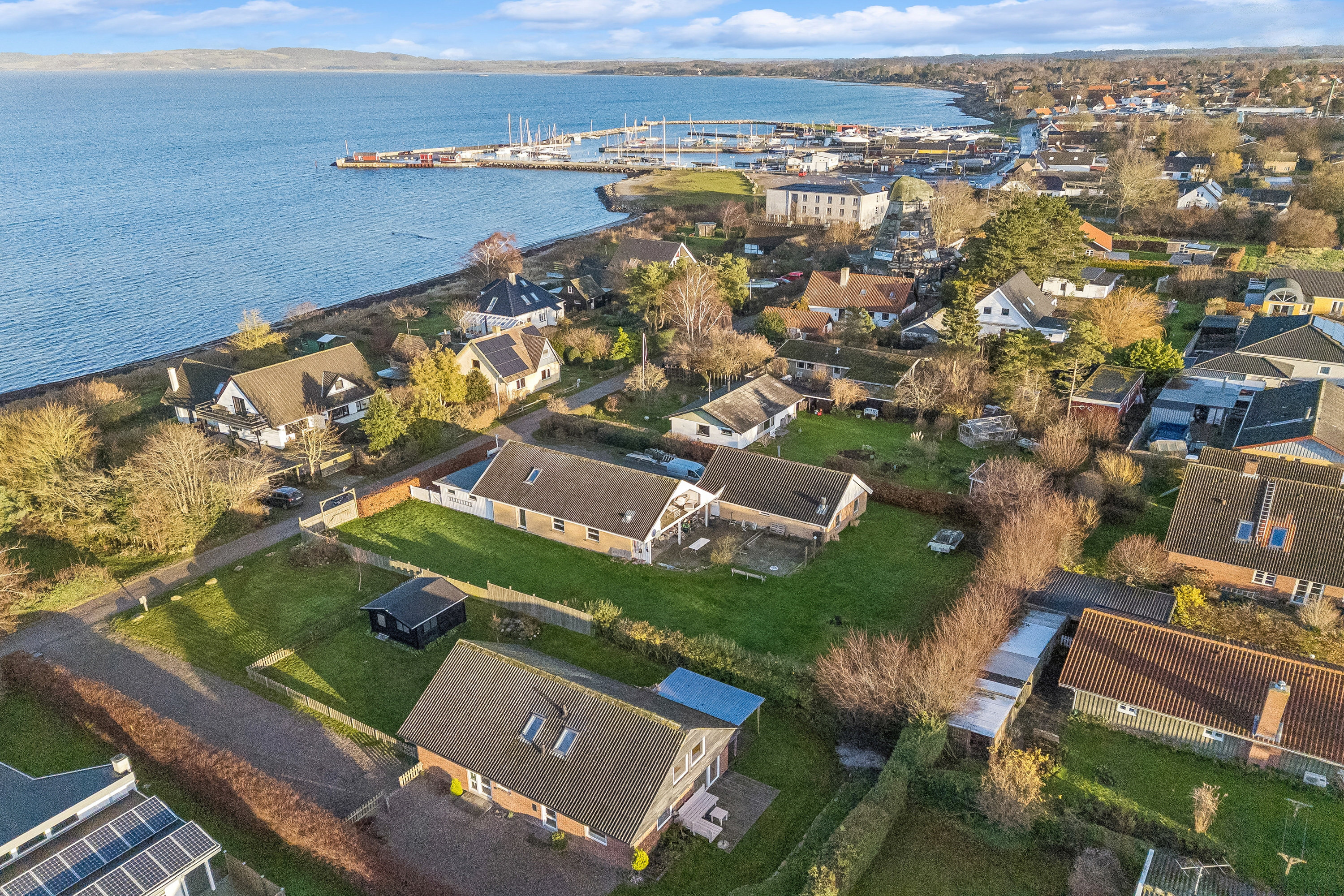 Miniaturebillede 1: luftfoto. Billede af Havnsø Møllevej 9, Havnsø, 4591 Føllenslev