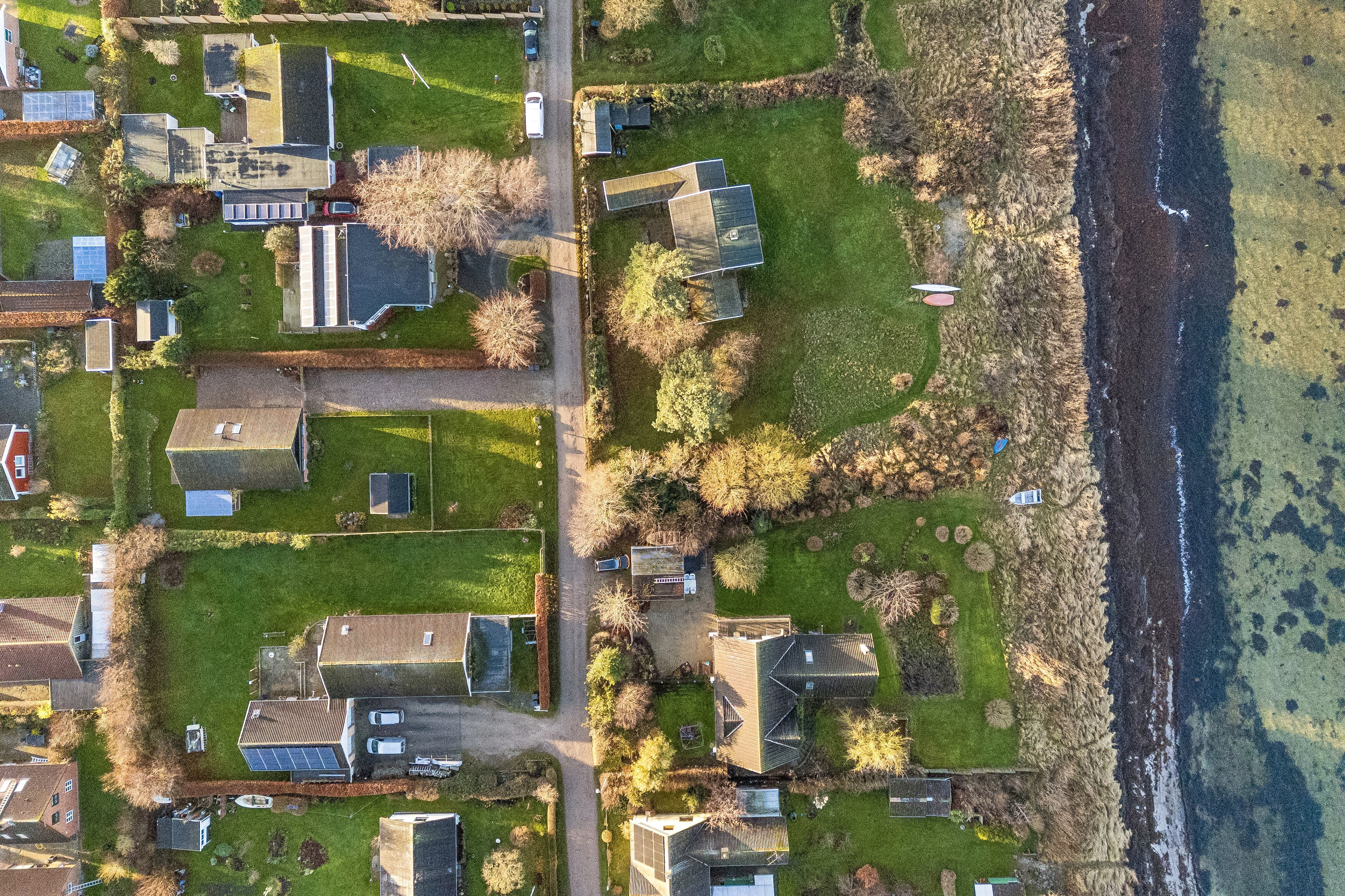Fremhævet luftfoto billede i fuldskærmstilstand. Billede af Havnsø Møllevej 9, Havnsø, 4591 Føllenslev