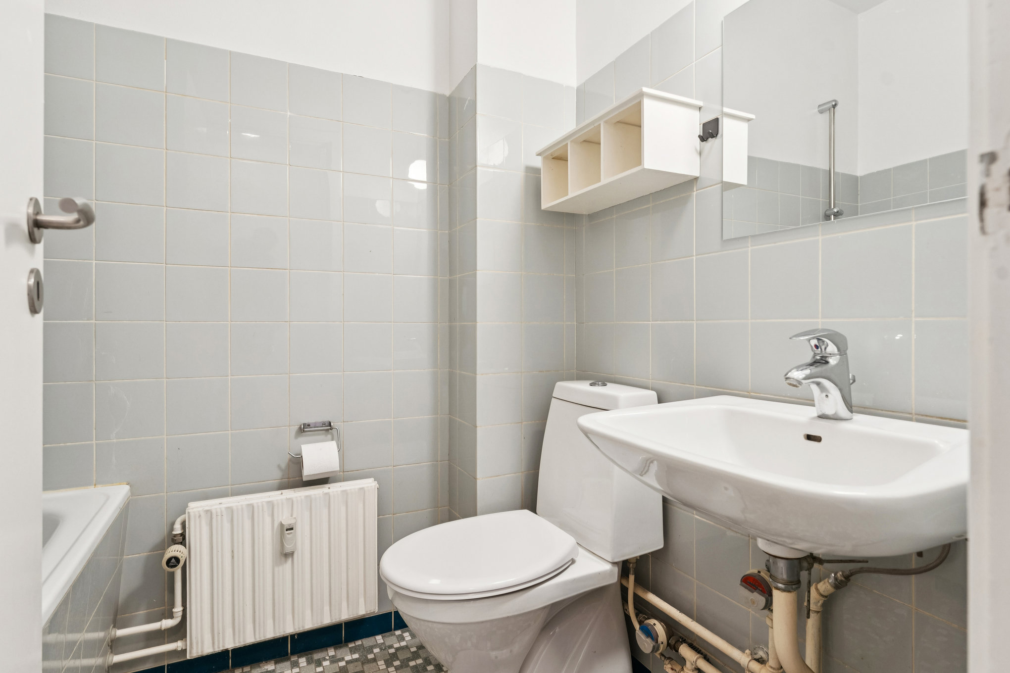 Fremhævet badeværelse billede i fuldskærmstilstand. Billede af Skelvangsvej 173, st.. mf., 8920 Randers NV