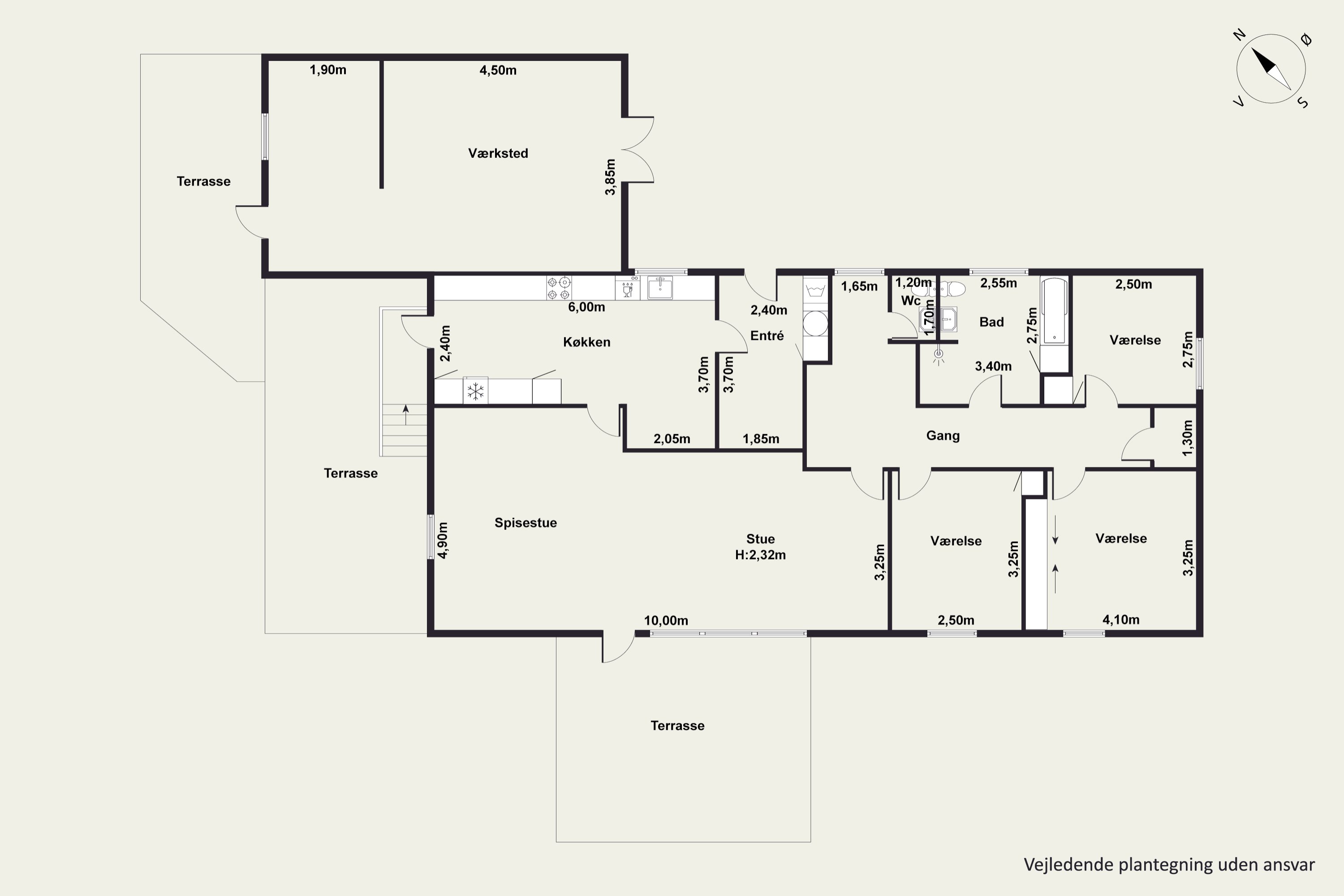 Plantegninger billede af Skelvangsvej 7, 8920 Randers NV