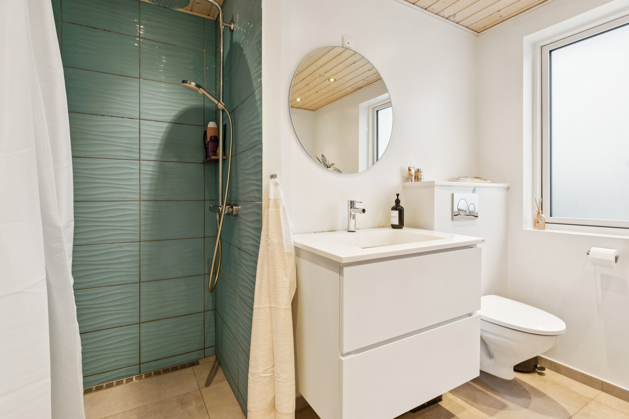 Fremhævet badeværelse billede i fuldskærmstilstand. Billede af Skelvangsvej 7, 8920 Randers NV