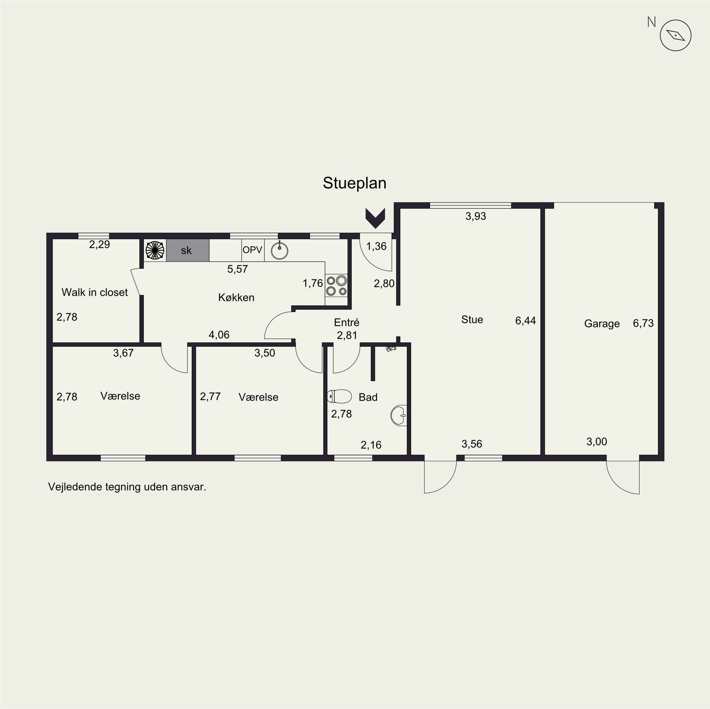 Plantegninger billede af Villavej 31, Varde, 6800 Varde