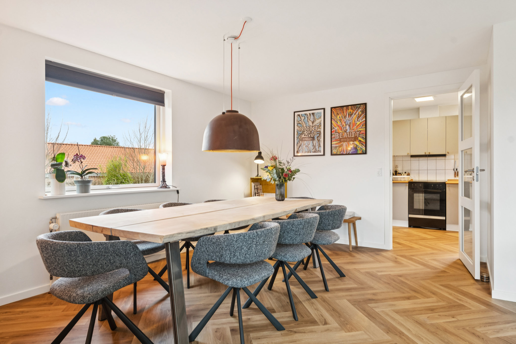 Fremhævet spisestue billede i fuldskærmstilstand. Billede af Skelvangsvej 7, 8920 Randers NV