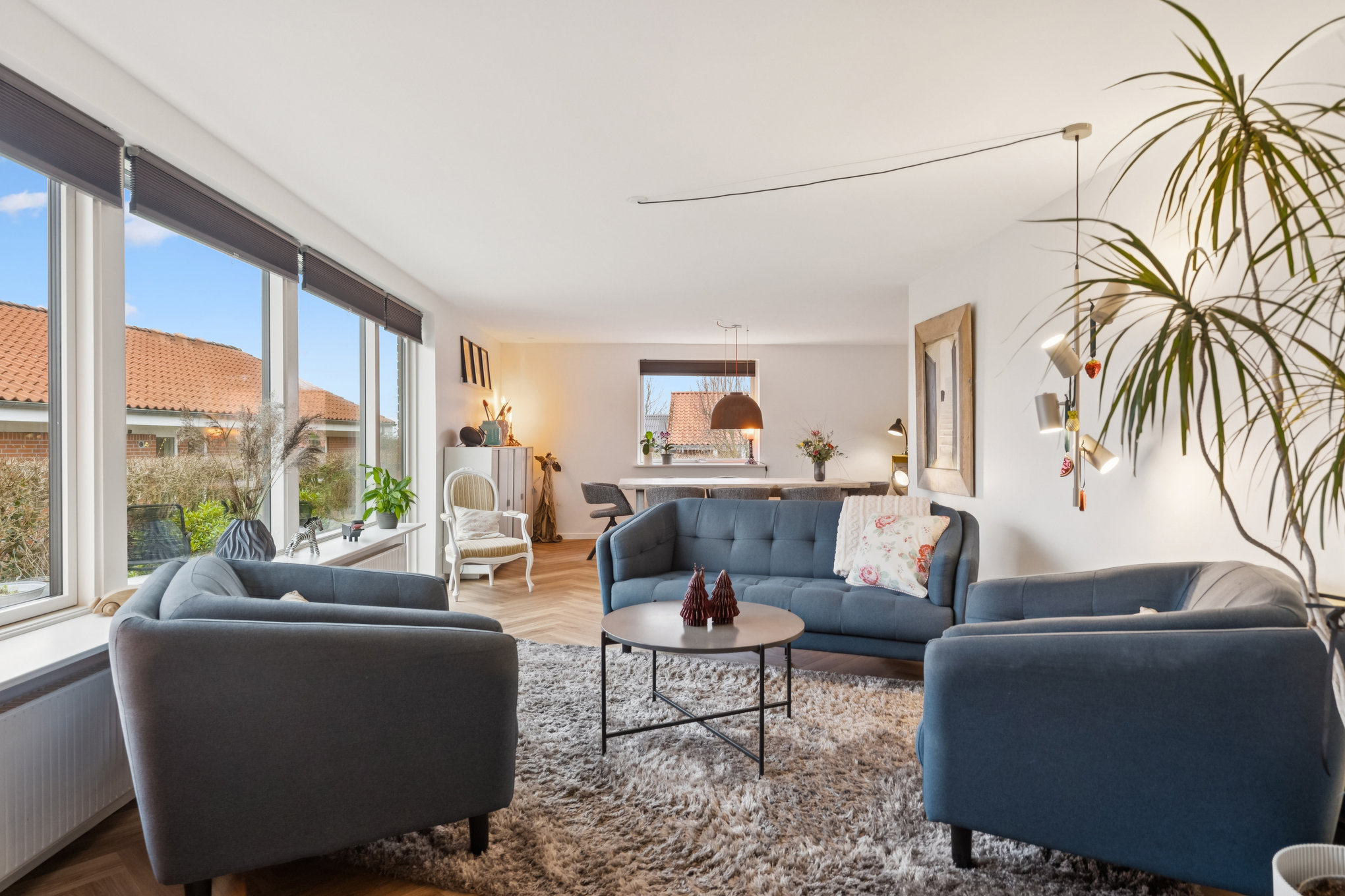 Fremhævet stue billede i fuldskærmstilstand. Billede af Skelvangsvej 7, 8920 Randers NV