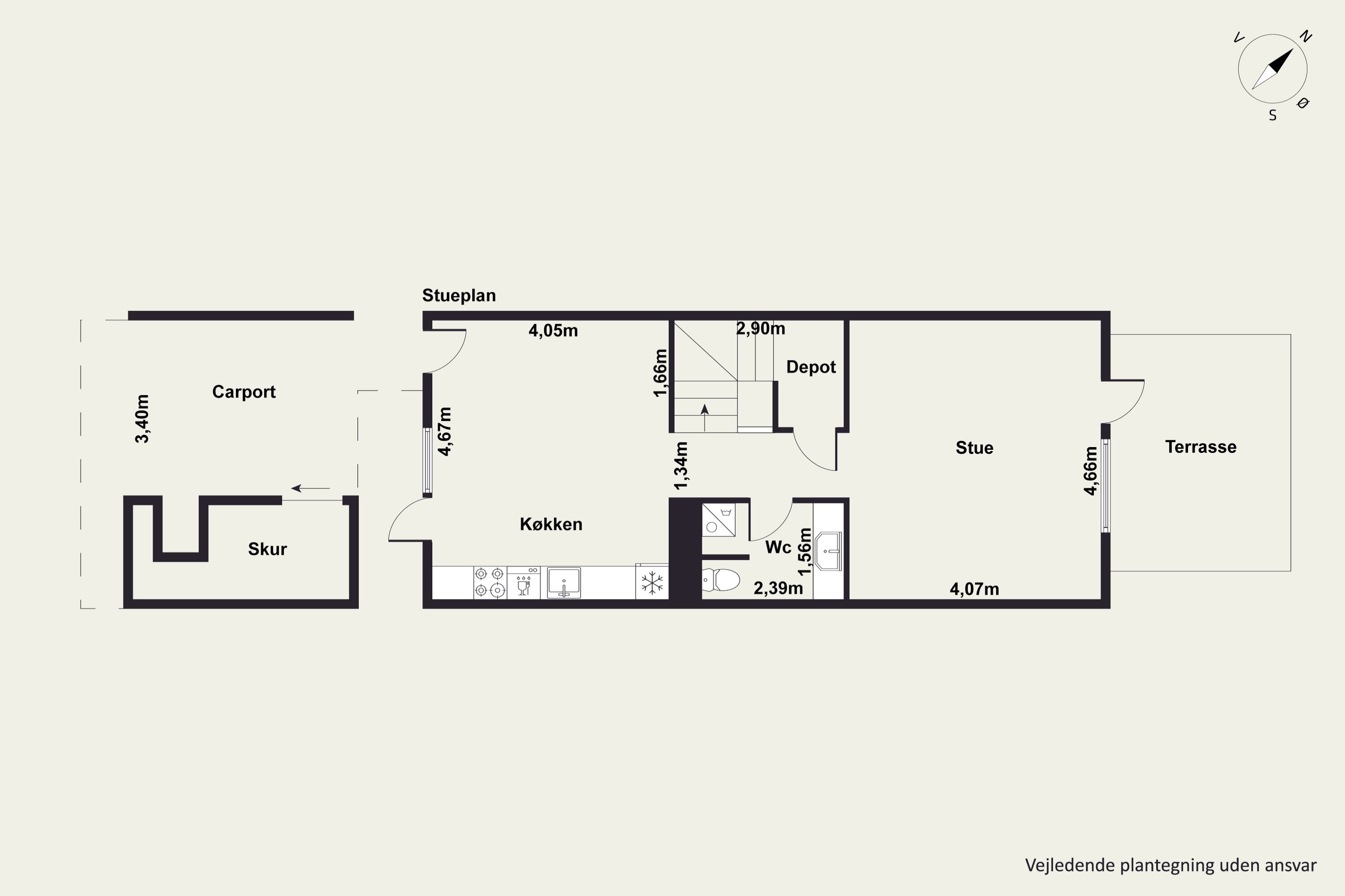 Plantegninger billede af Granvej 79, 2880 Bagsværd