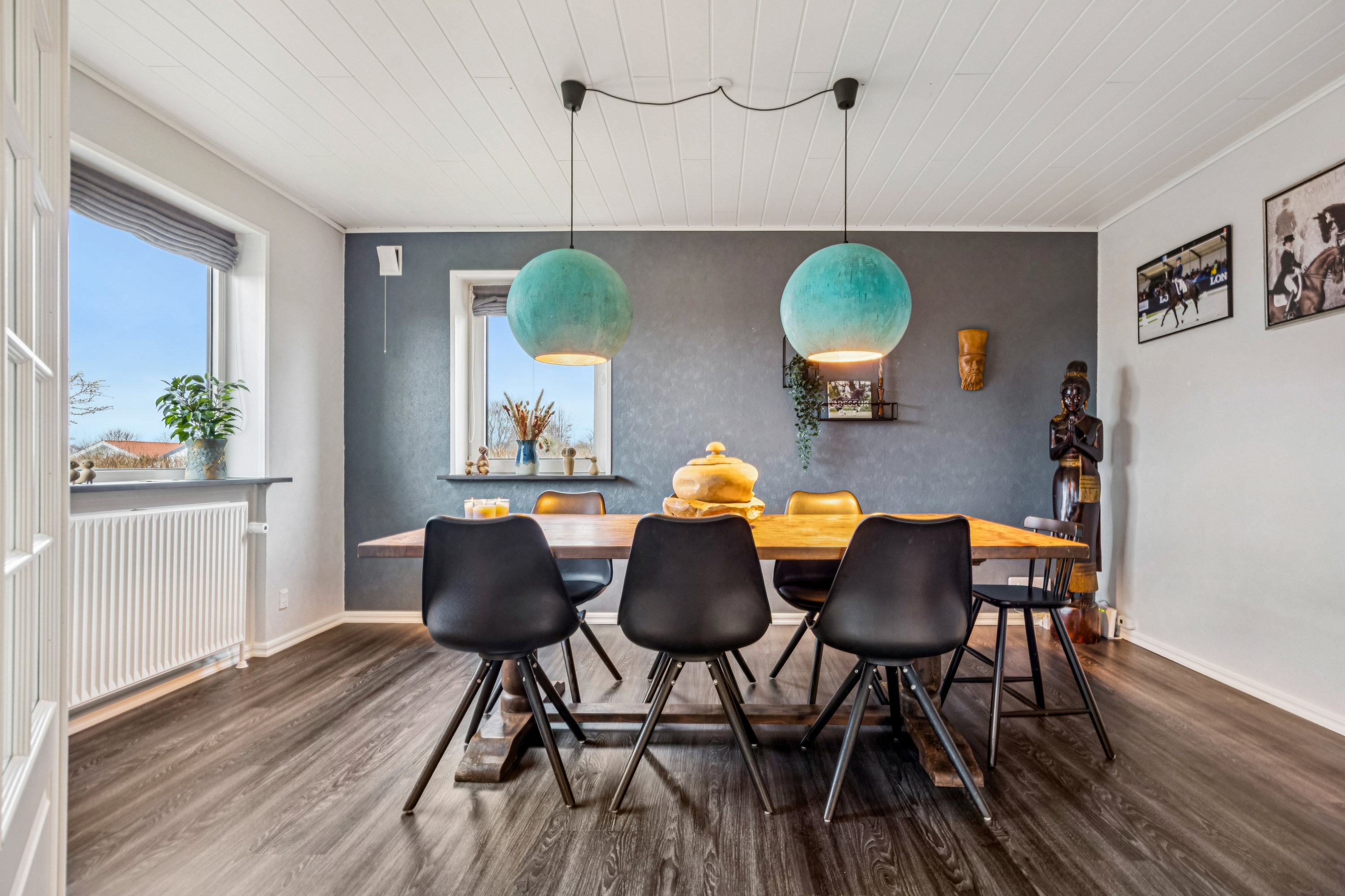 Fremhævet spisestue billede i fuldskærmstilstand. Billede af Halsvej 217, Vester Hassing, 9310 Vodskov