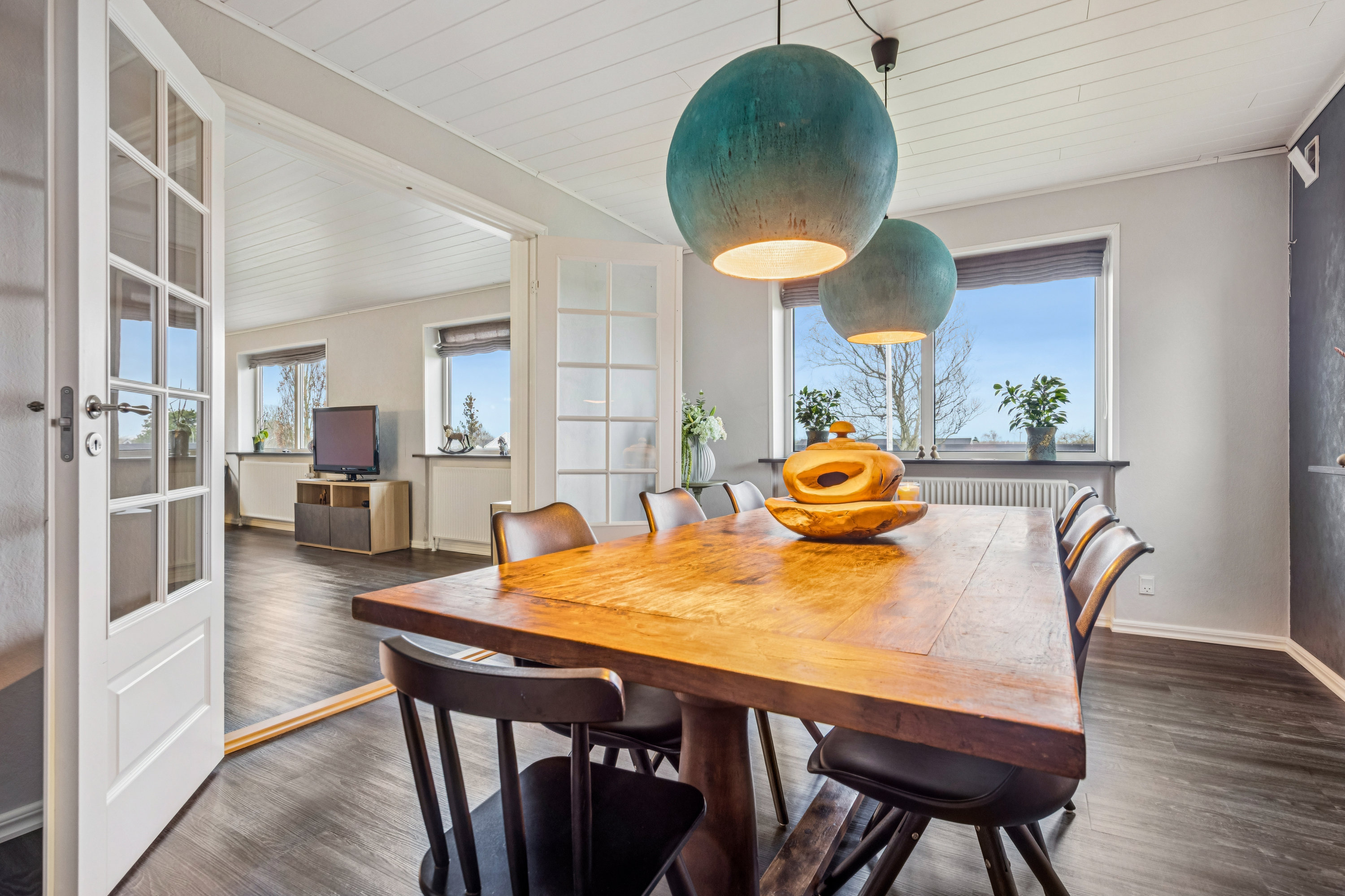 Fremhævet stue billede i fuldskærmstilstand. Billede af Halsvej 217, Vester Hassing, 9310 Vodskov